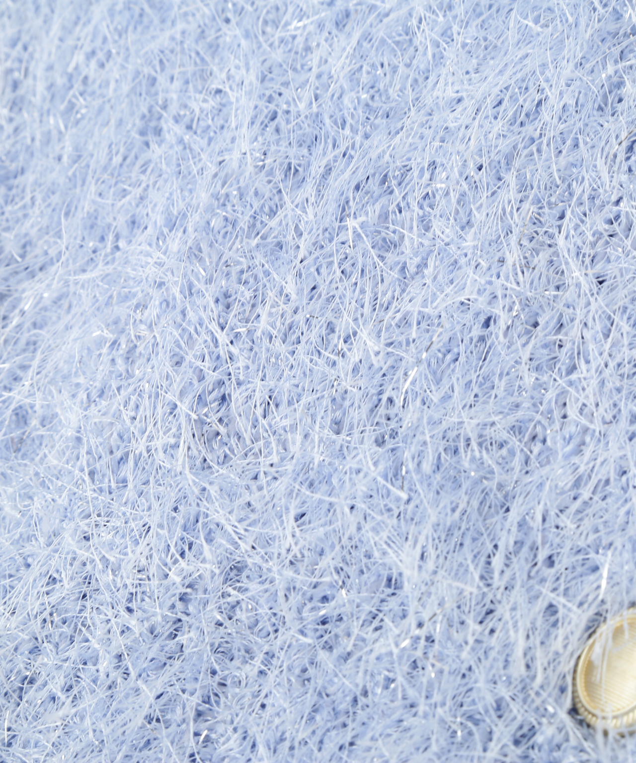 ラメフェザーニットジャケット