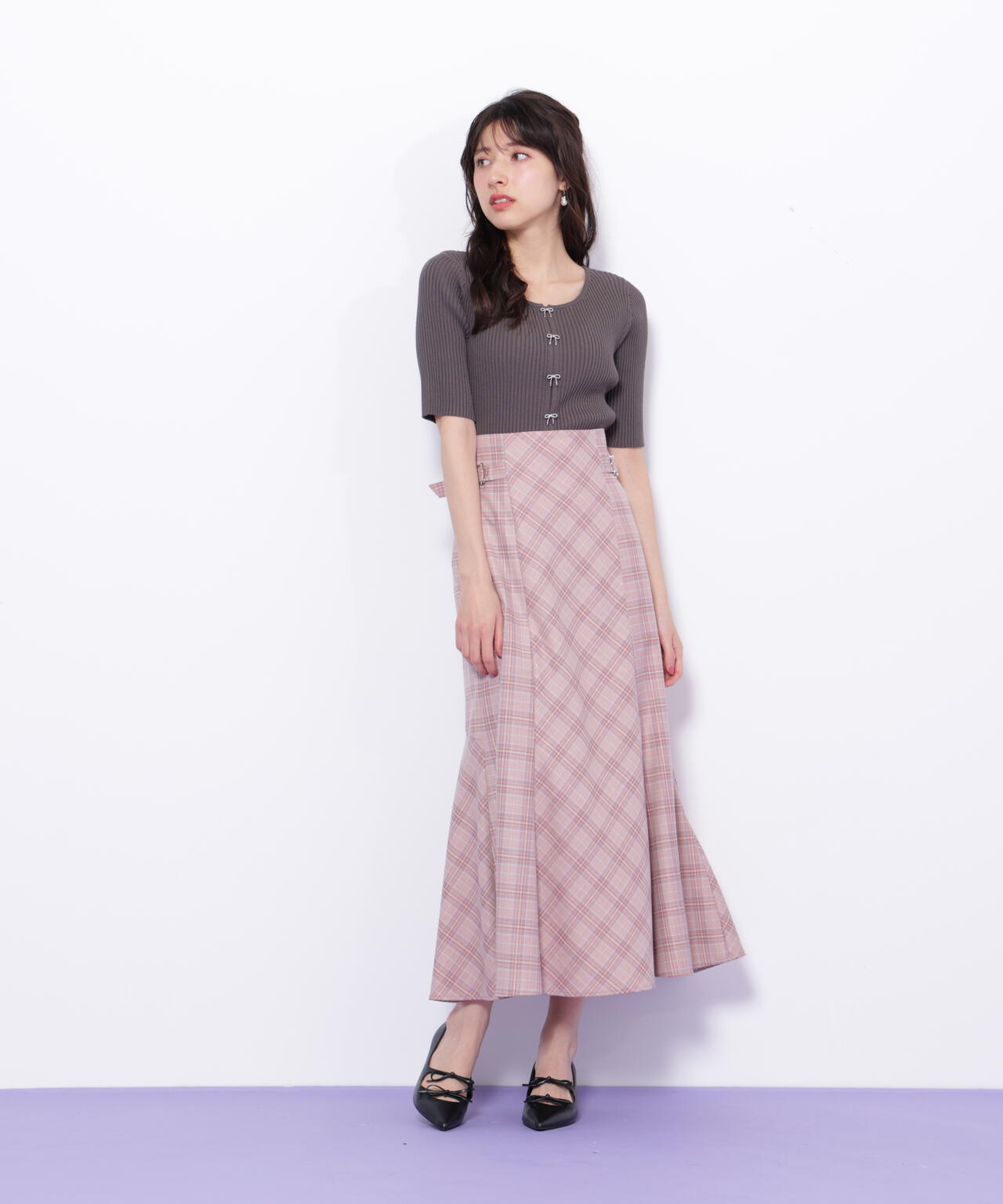 リボンビジューリブニット | JILL by JILL STUART（ジル バイ ジル