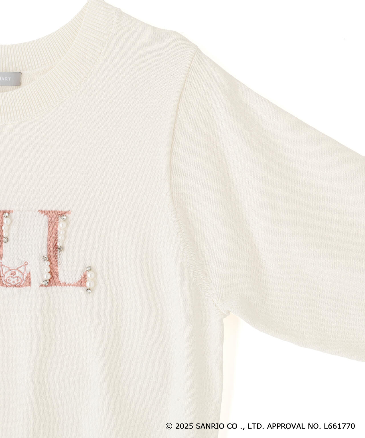 ＜マイメロディ＆クロミコラボ＞ロゴジャガードニット