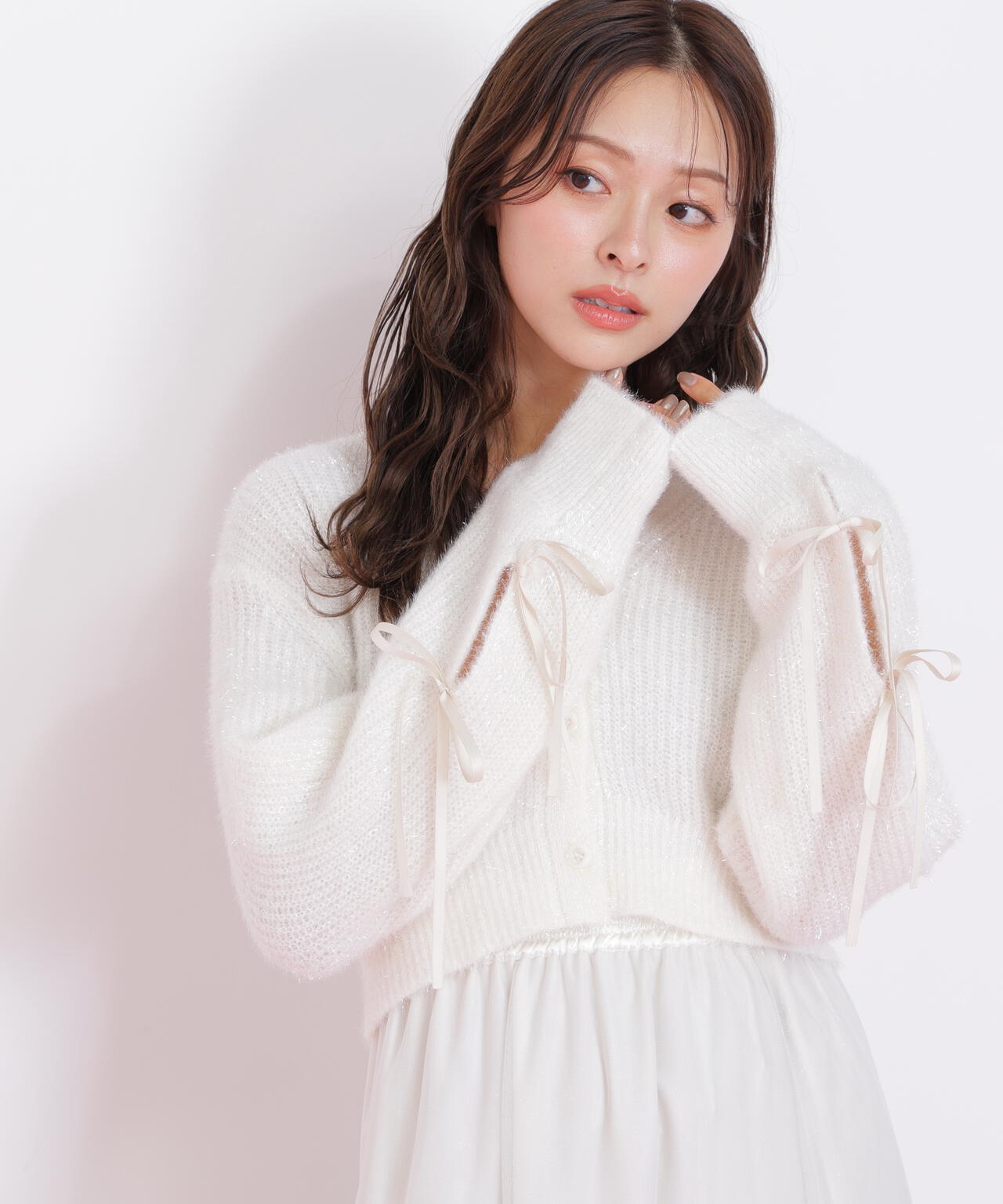 フィルムフェザーヤーンカーディガン | JILL by JILL STUART（ジル