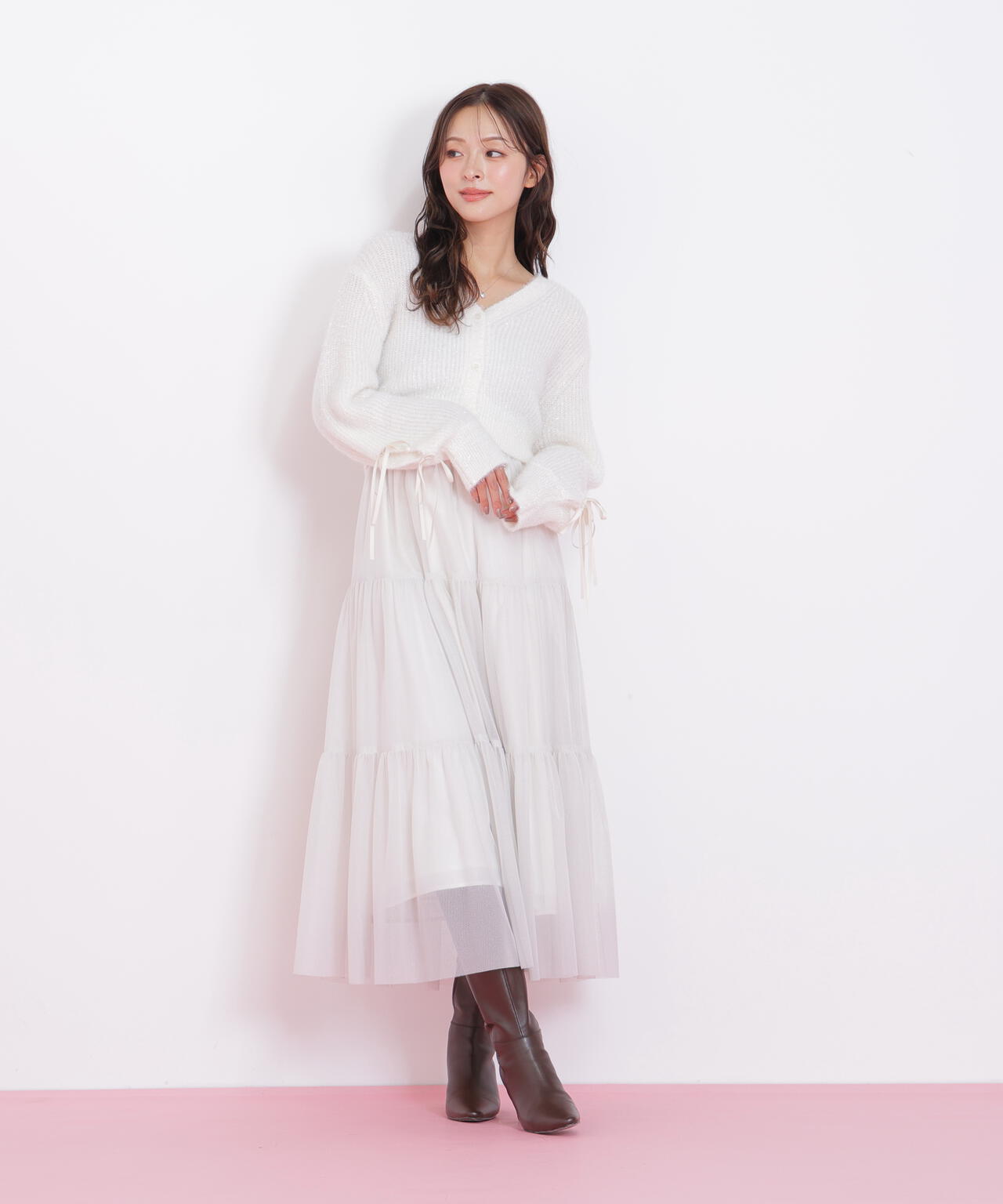 フィルムフェザーヤーンカーディガン | JILL by JILL STUART（ジル