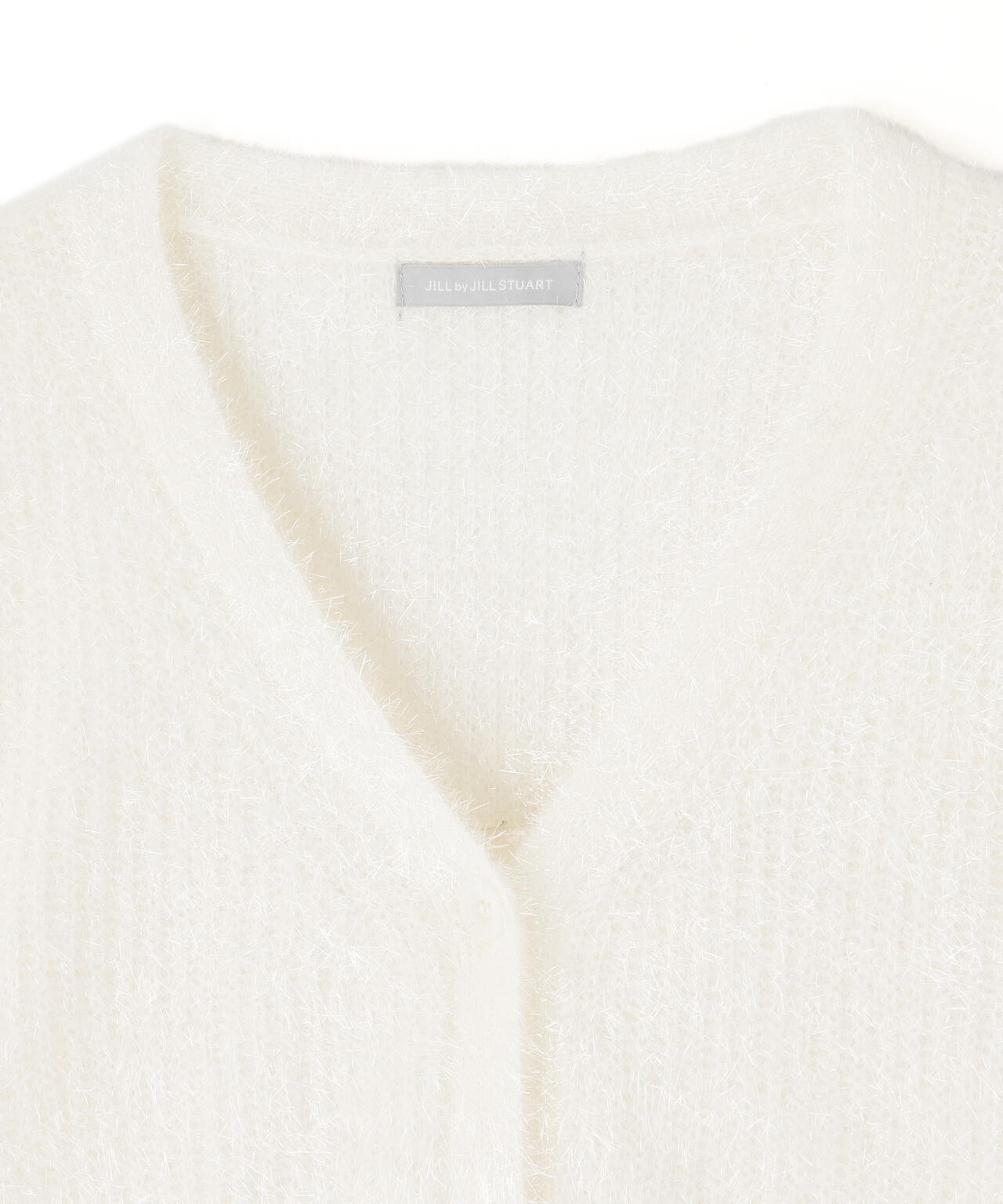 フィルムフェザーヤーンカーディガン