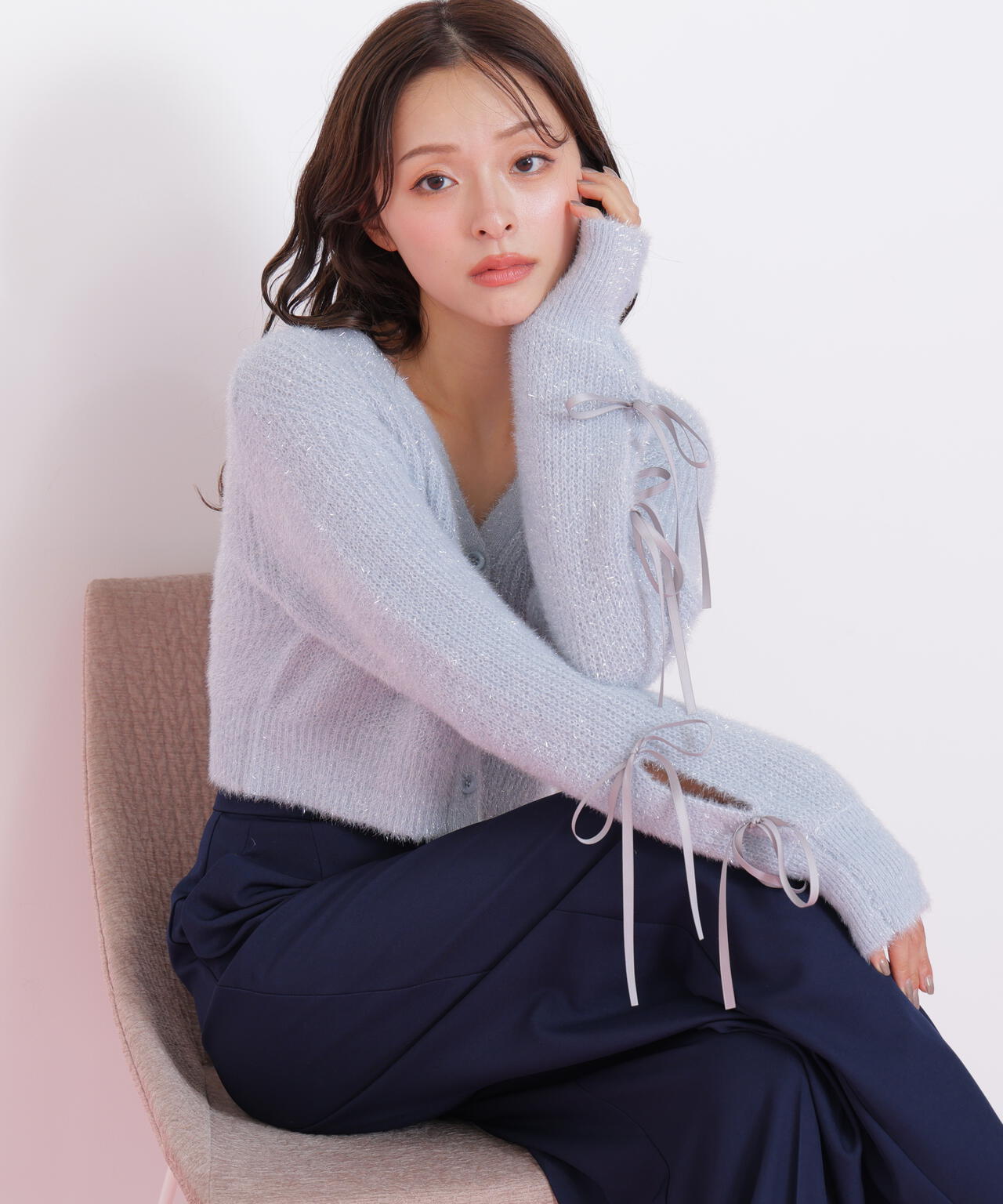 フィルムフェザーヤーンカーディガン | JILL by JILL STUART（ジル