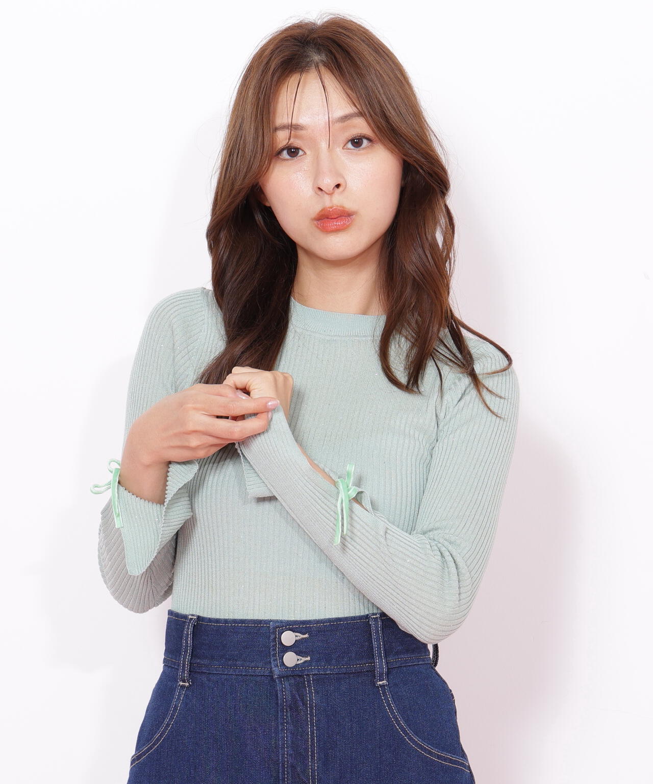 スパンコールコンパクトリブニット | JILL by JILL STUART（ジル バイ