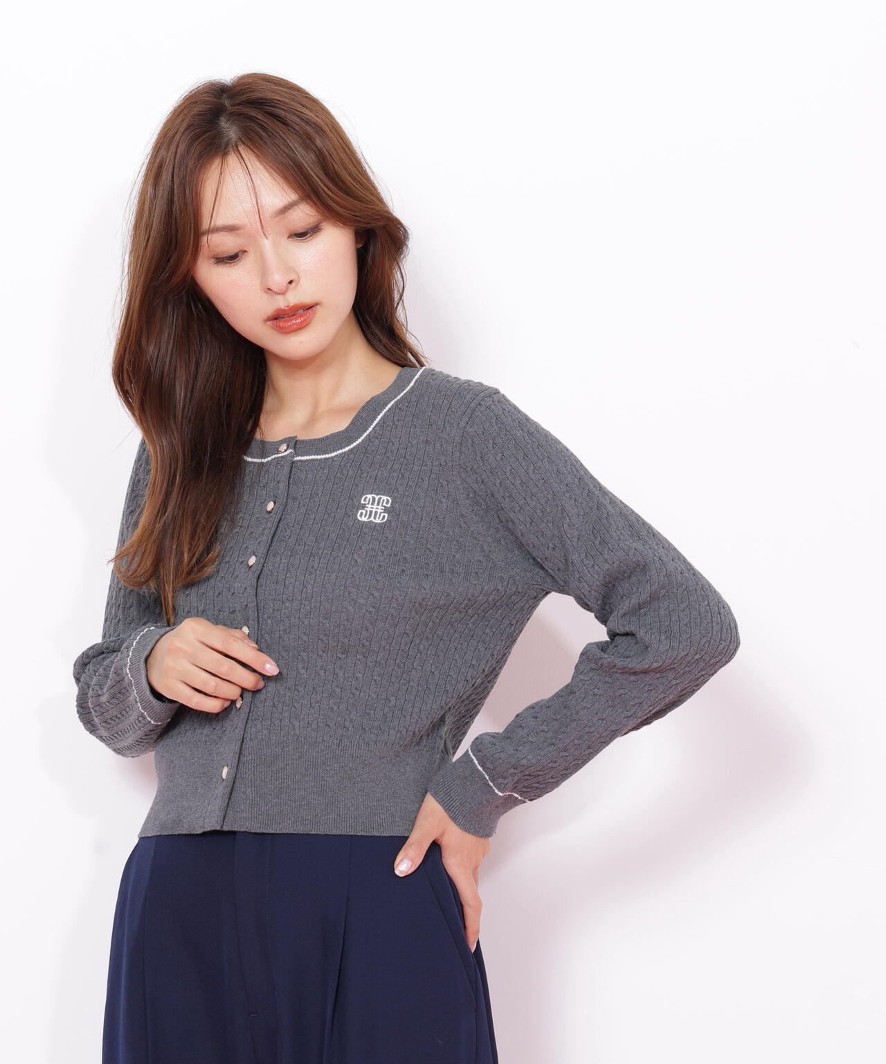 バリエーションミニケーブルカーディガン | JILL by JILL STUART（ジル