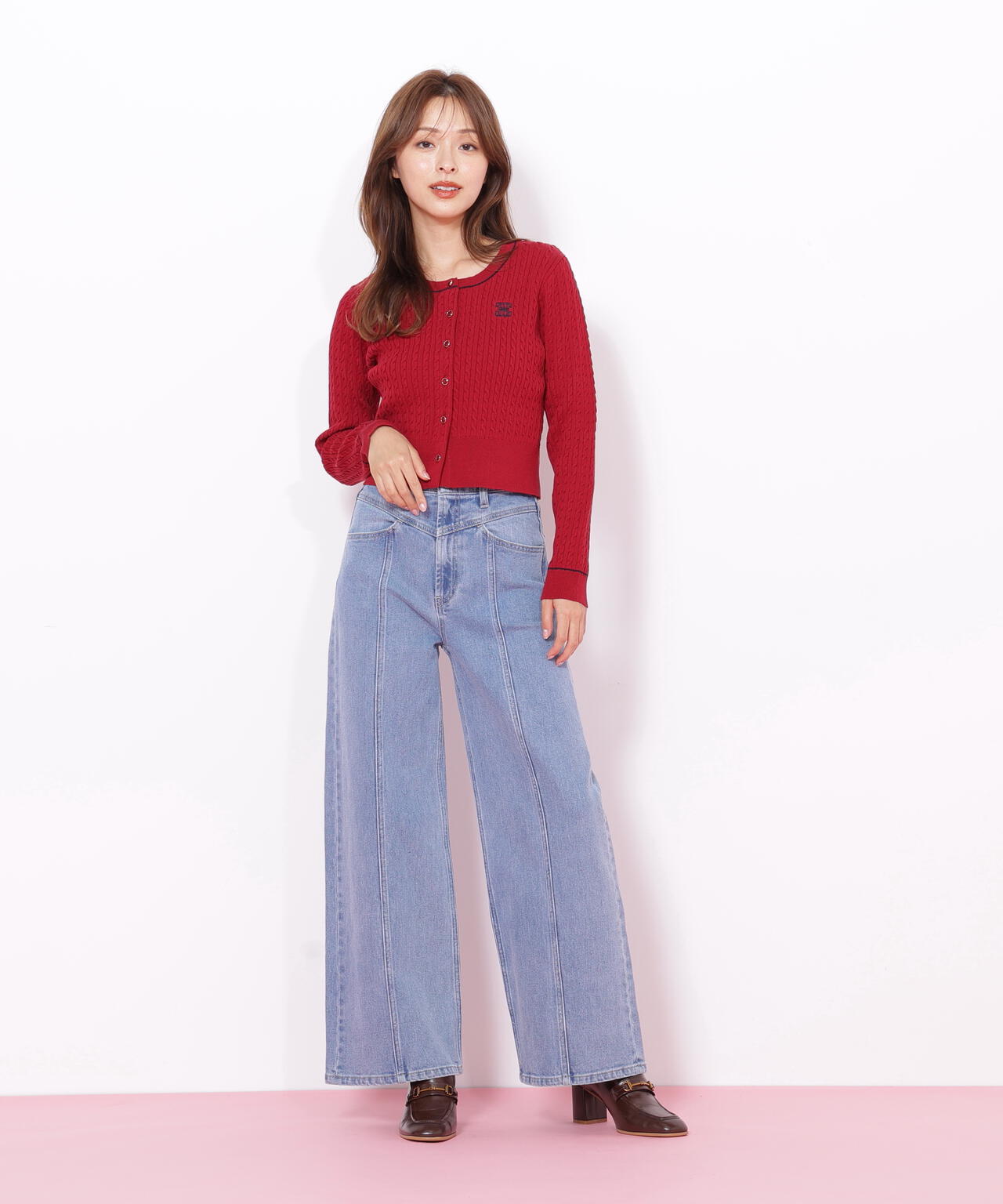 バリエーションミニケーブルカーディガン