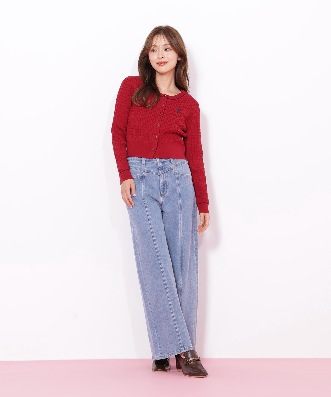 バリエーションミニケーブルカーディガン