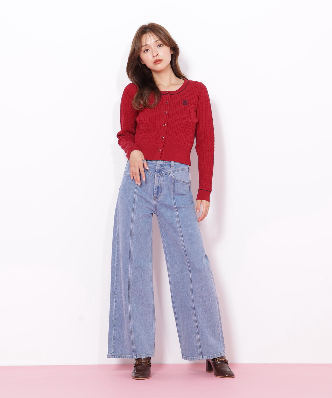 バリエーションミニケーブルカーディガン