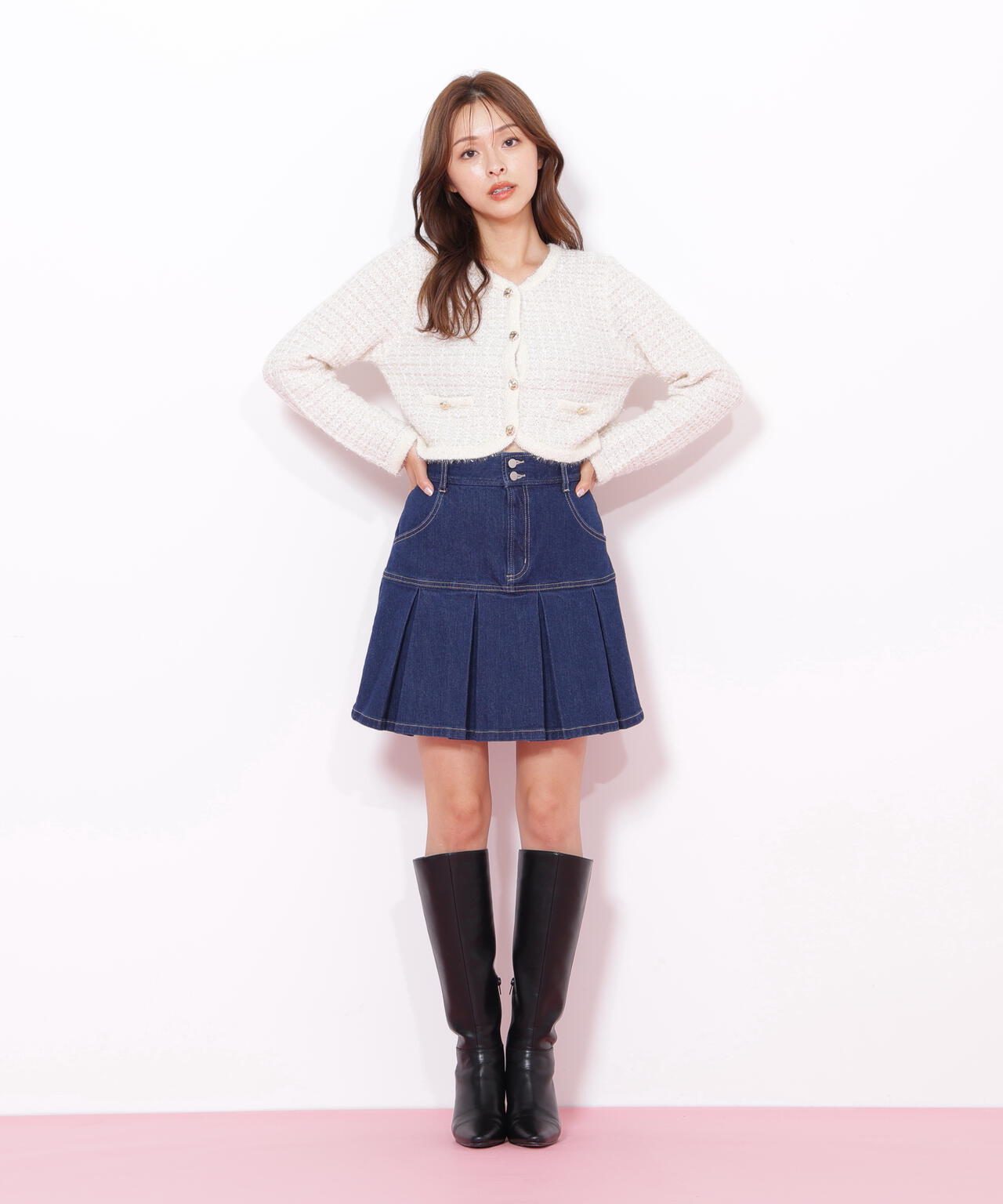 ファンシーツイードカーディガン | JILL by JILL STUART（ジル