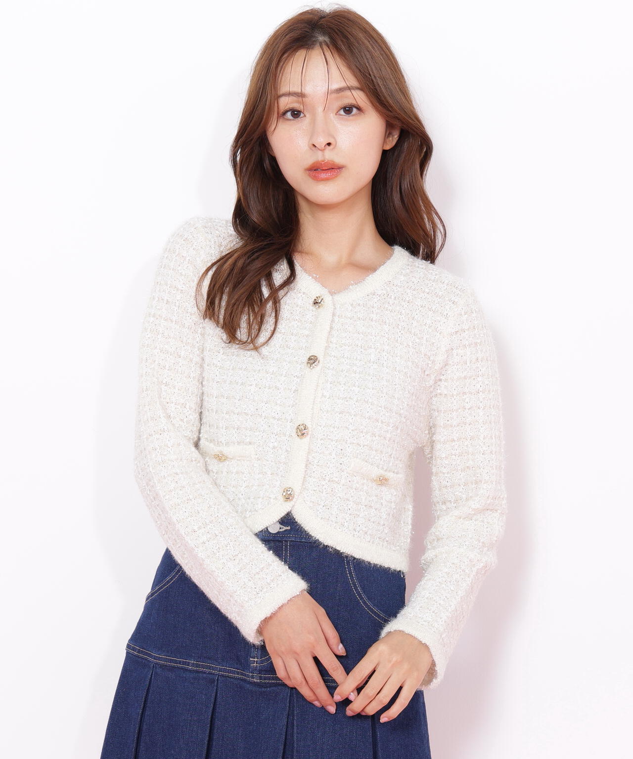 ファンシーツイードカーディガン | JILL by JILL STUART（ジル