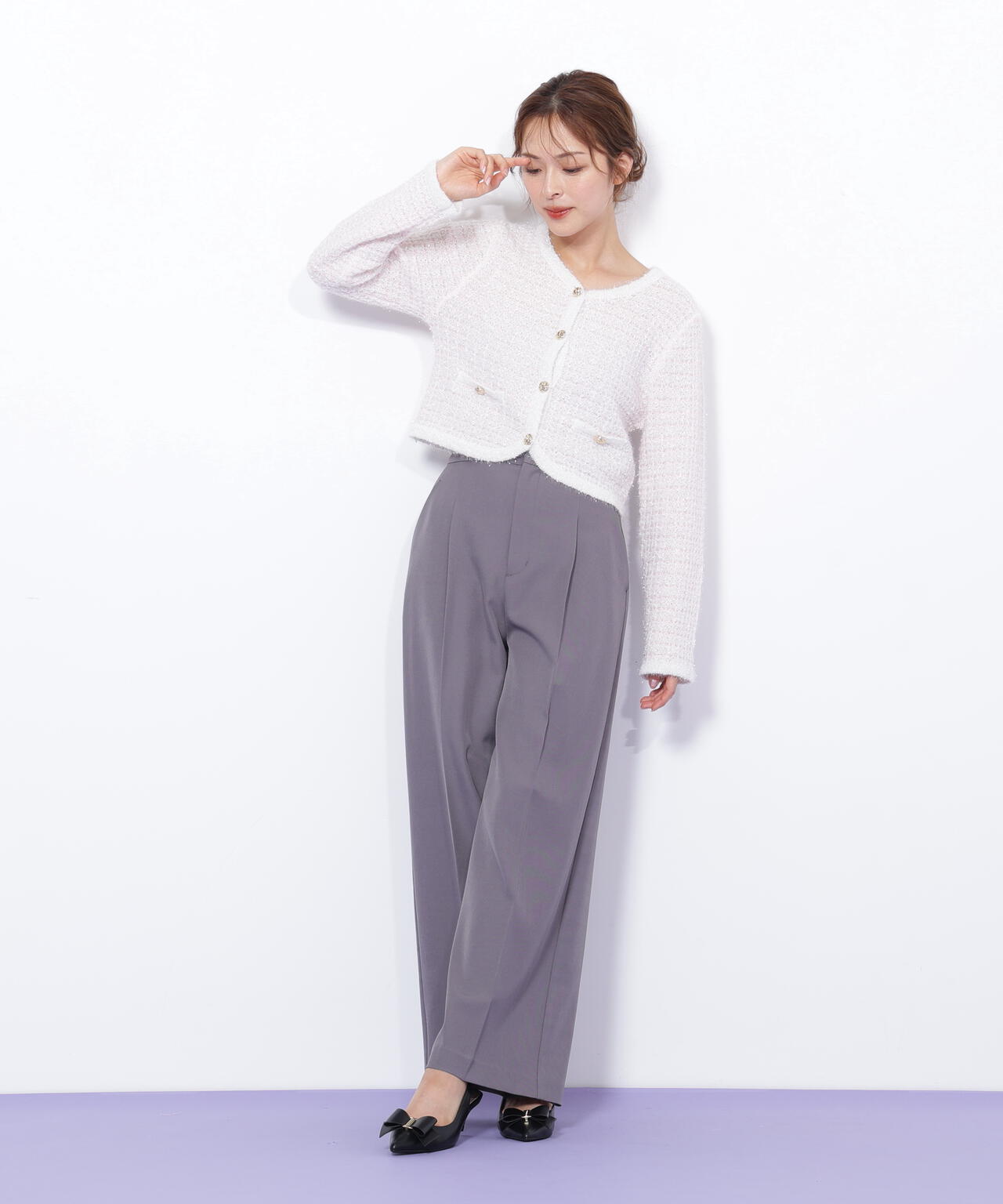 ファンシーツイードカーディガン | JILL by JILL STUART（ジル