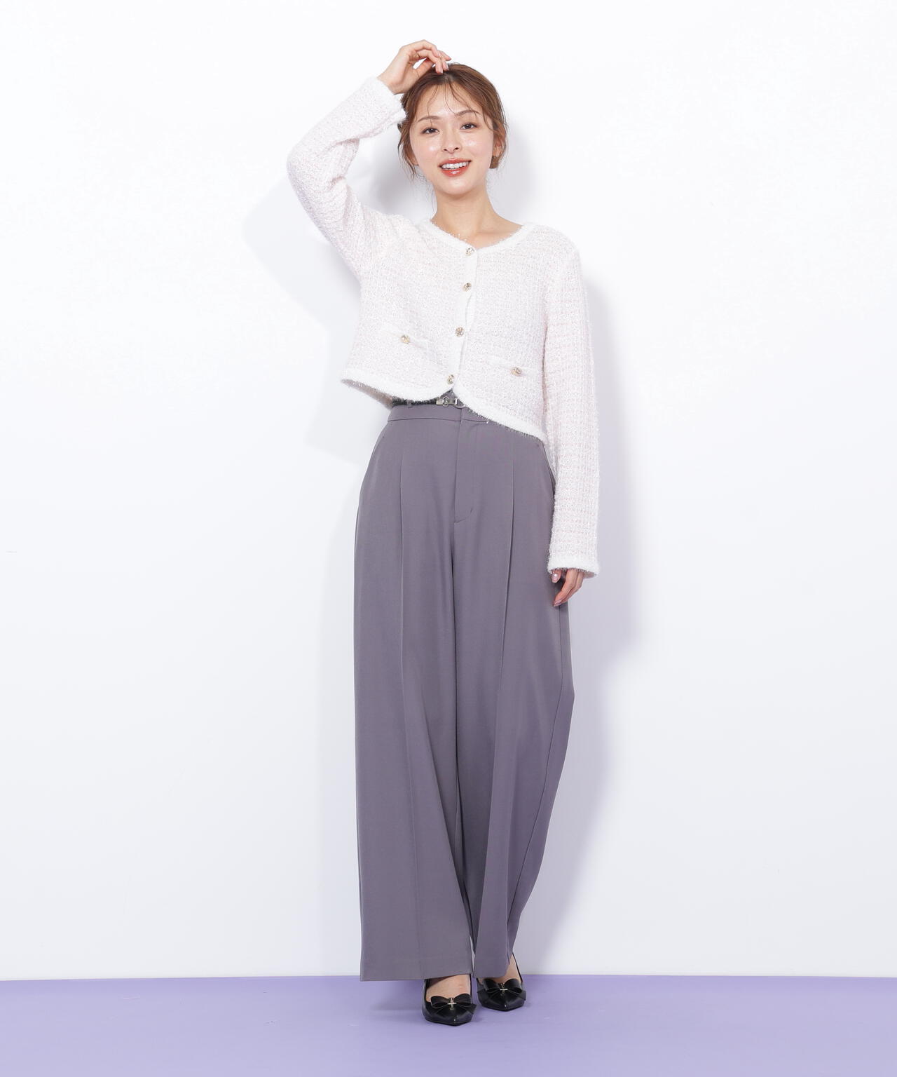 ファンシーツイードカーディガン | JILL by JILL STUART（ジル