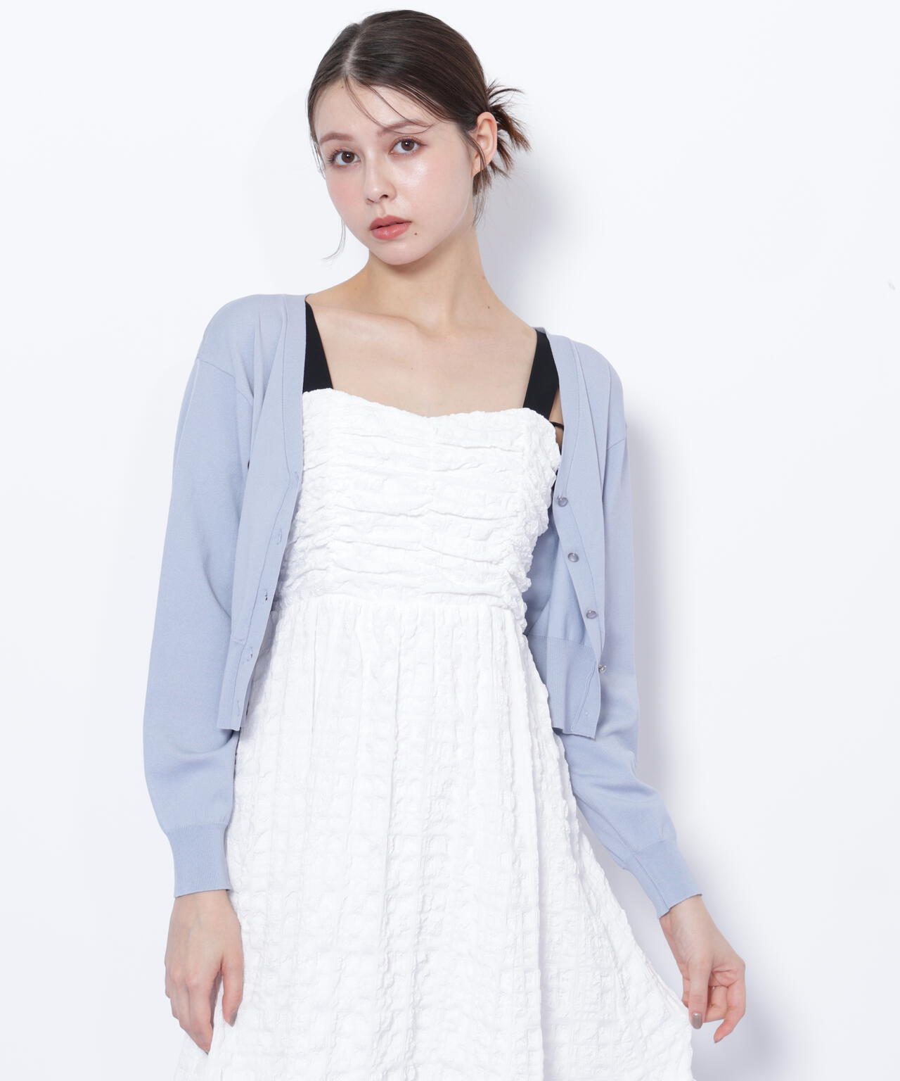 UV＆ウォッシャブルカーディガン