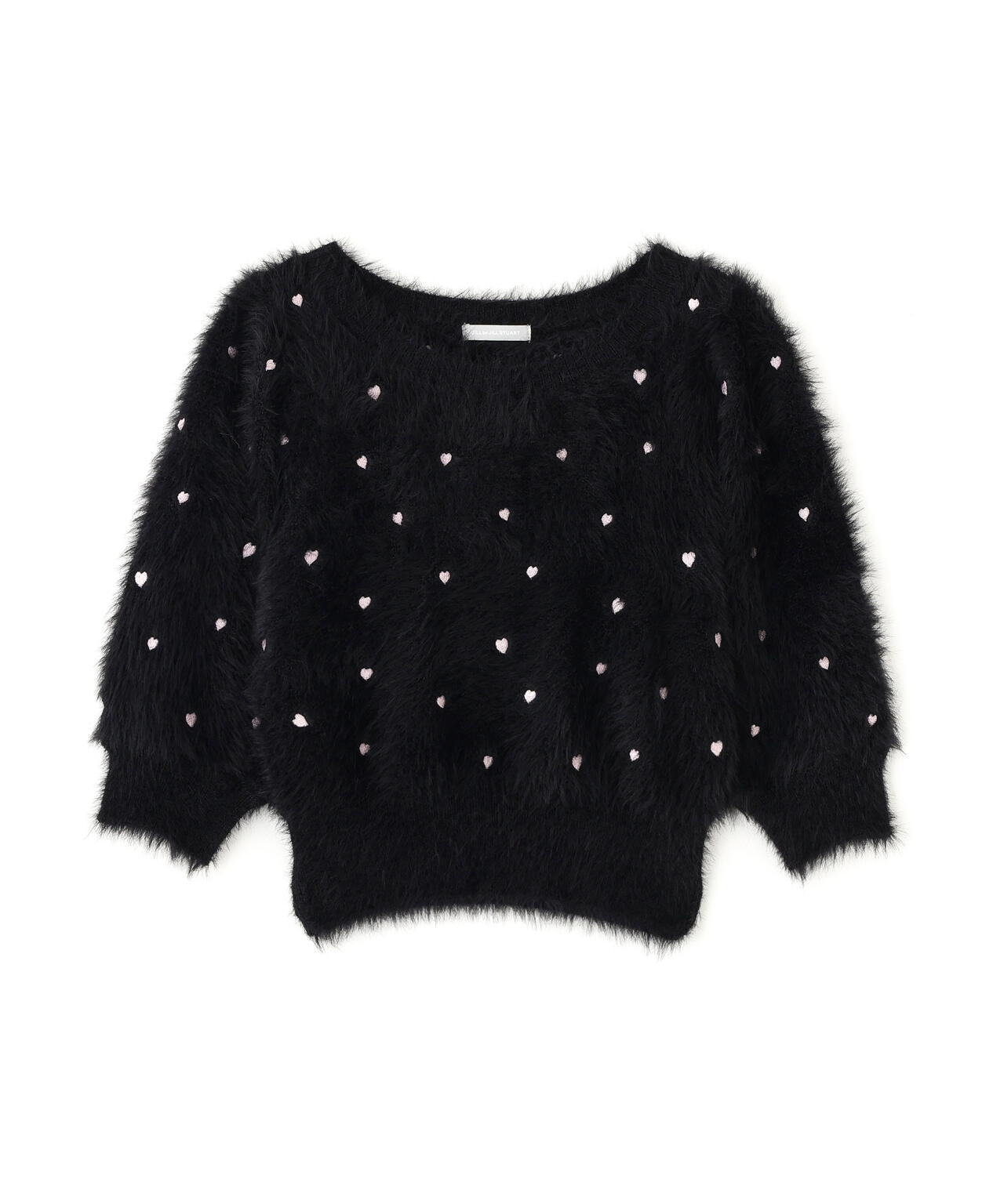 ジル バイ ジル スチュアート（JILL by JILL STUART）/ハート刺繍シャギーニット ハート刺繍シャギーニット | JILL by JILL STUART（ジル バイ ジル