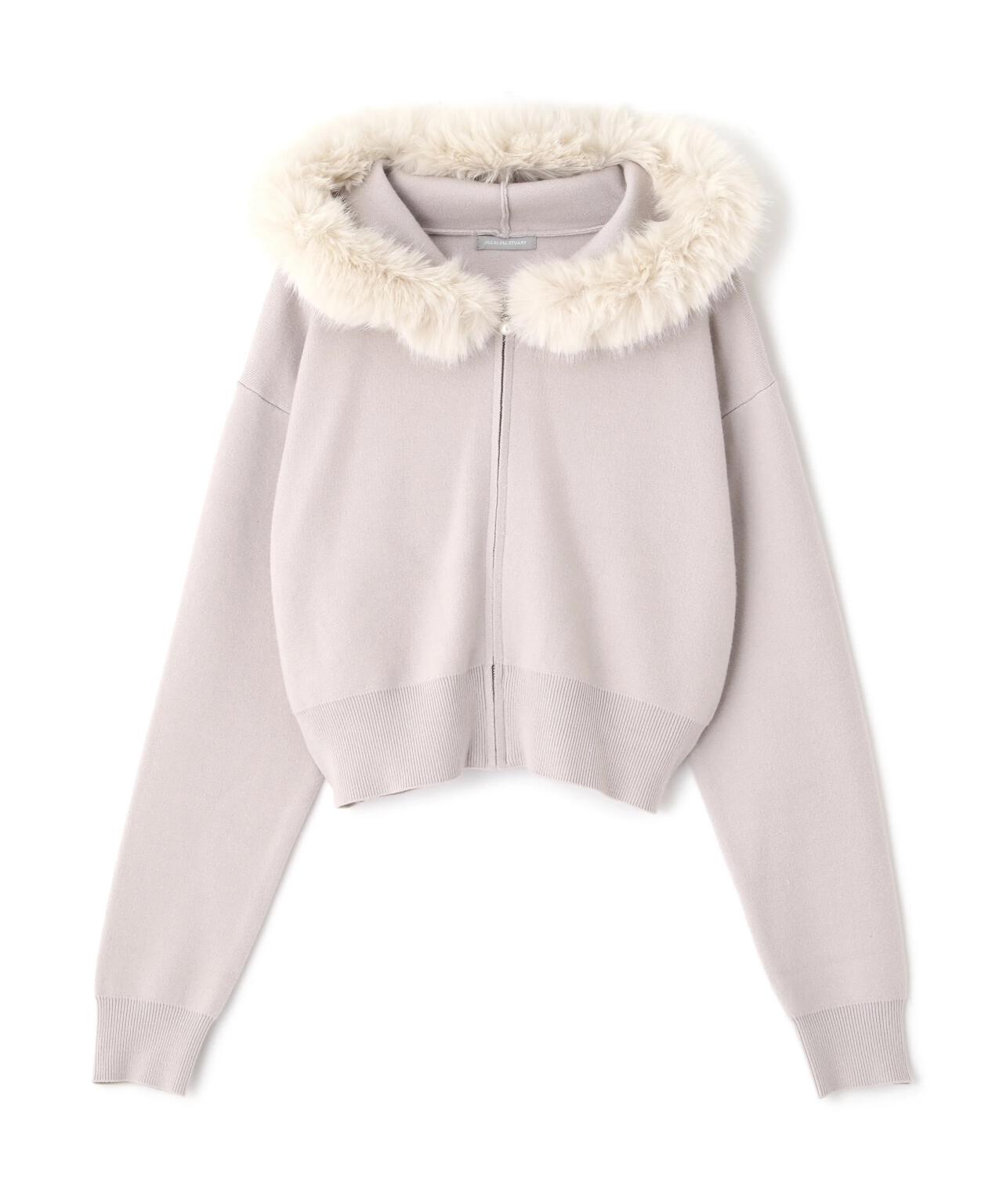 jill by jillstuart ボリュームフェイクファーニットパーカー 楽天市場】【SALE／30%OFF】ボリュームフェイクファーニット