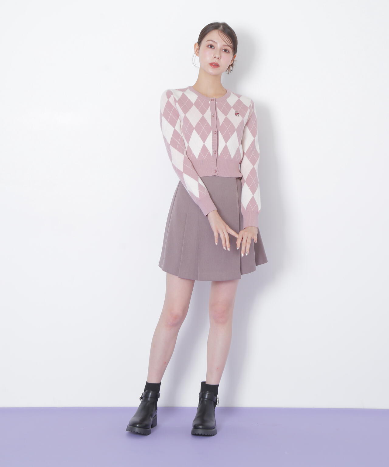 BEARシリーズ＞アーガイルカーディガン | JILL by JILL STUART