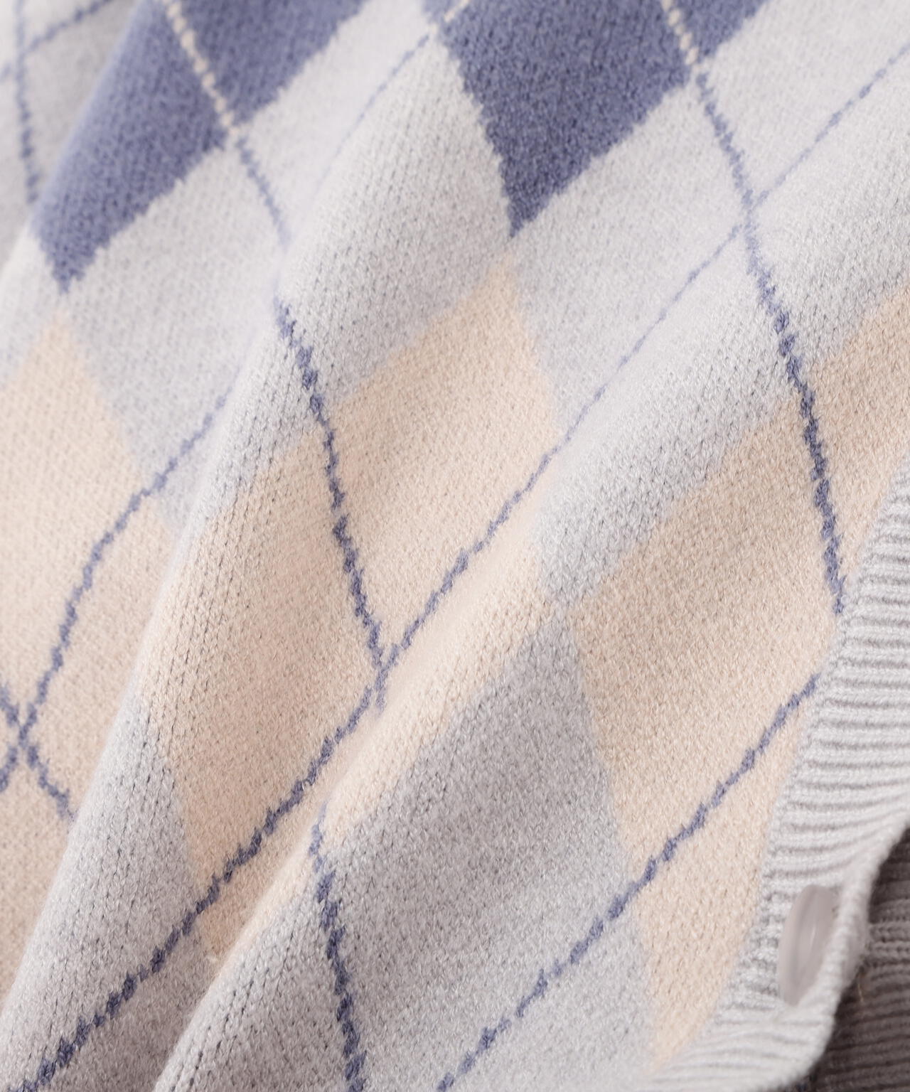 ＜ＢＥＡＲシリーズ＞アーガイルカーディガン