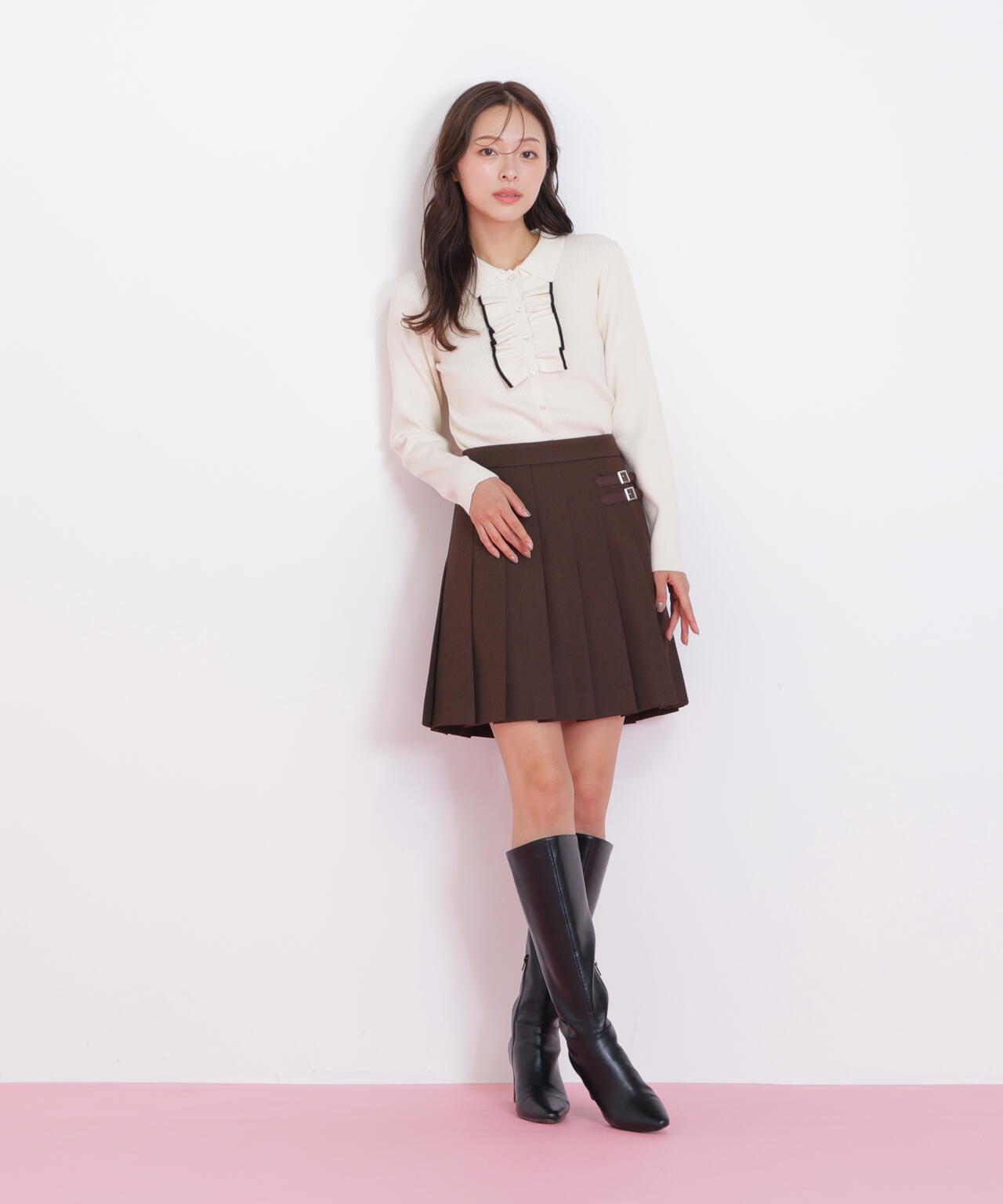 その他 Jill フロントフリルニット | JILL by JILL STUART（ジル バイ ジル