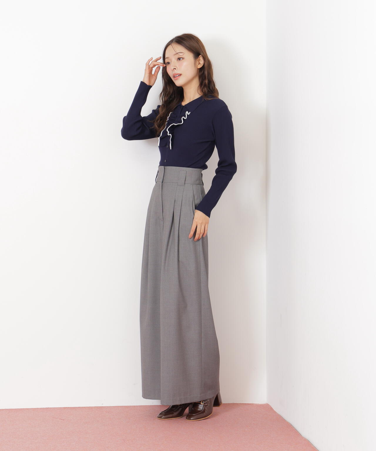 カメリルユーザー様用 フロントフリルニット | JILL by JILL STUART（ジル バイ ジル