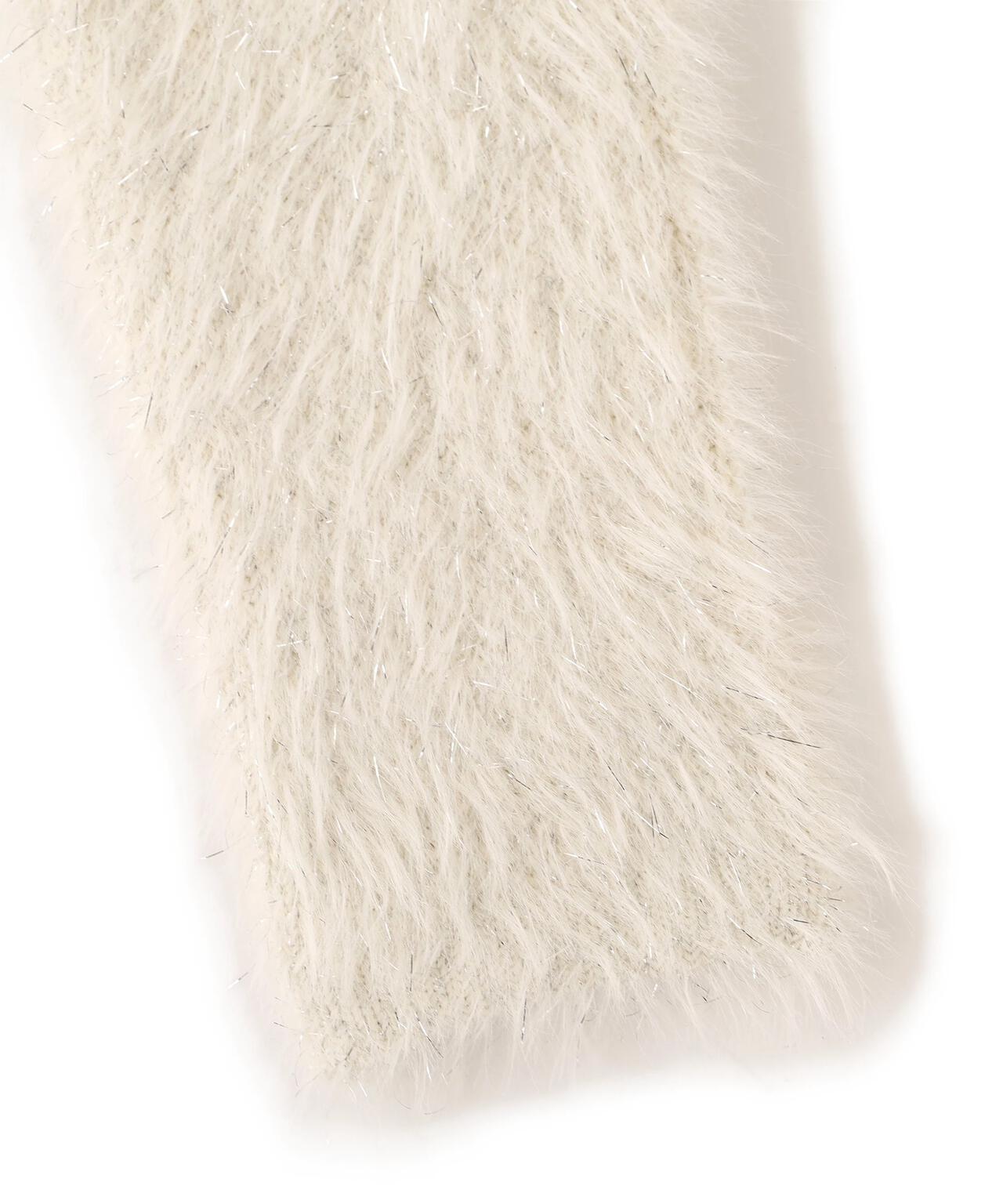 ラメフェザービッグカラーニットブルゾン | JILL by JILL STUART（ジル