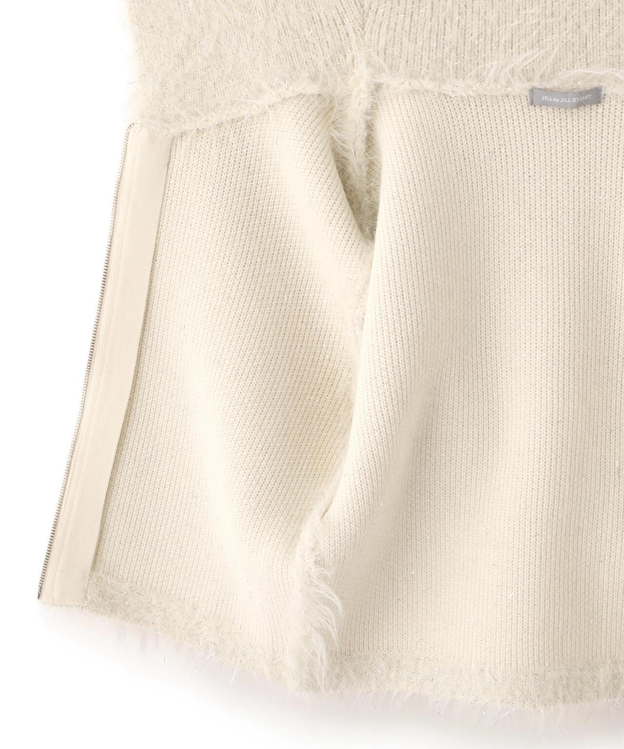 ラメフェザービッグカラーニットブルゾン | JILL by JILL STUART（ジル