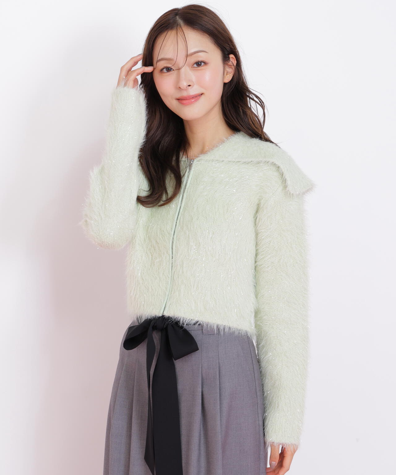 tjrsirさま専用　メゾンドドルチェ　4way mellow knit 4way mellow knit/black | maison de Dolce.