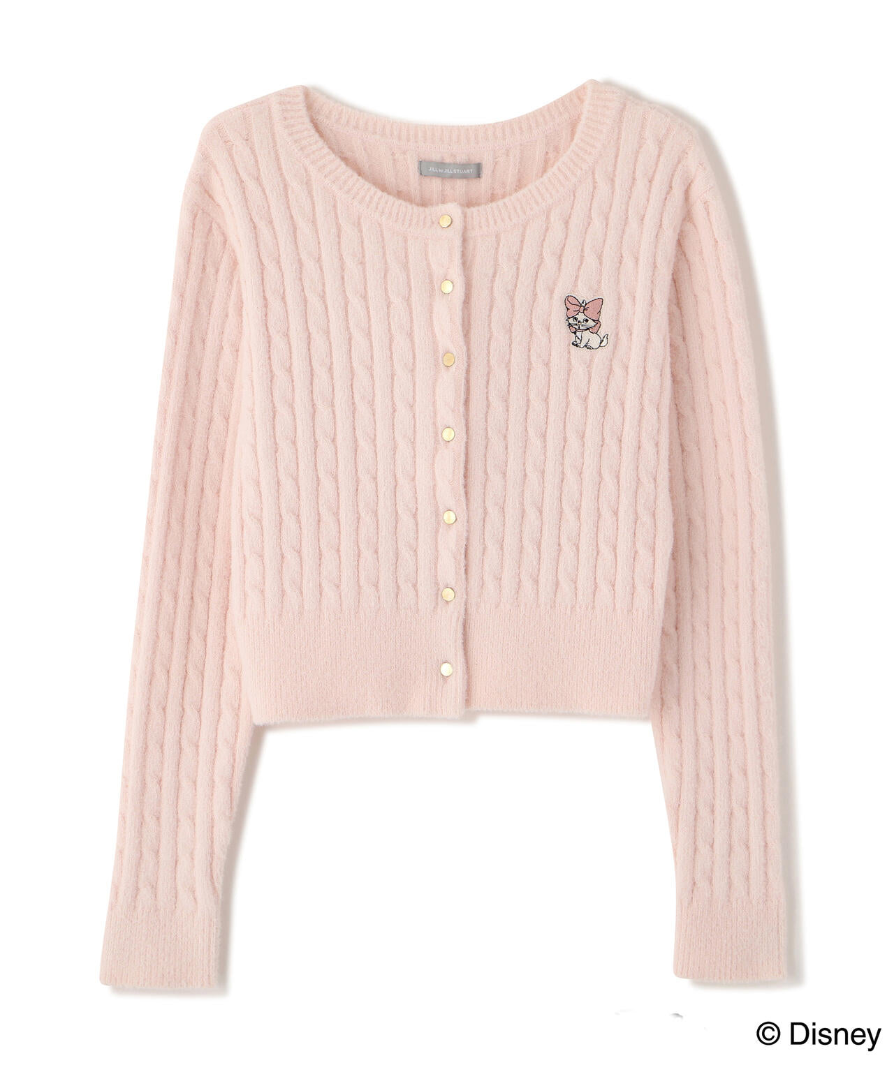 Disney Marie/シャギーケーブルカーディガン