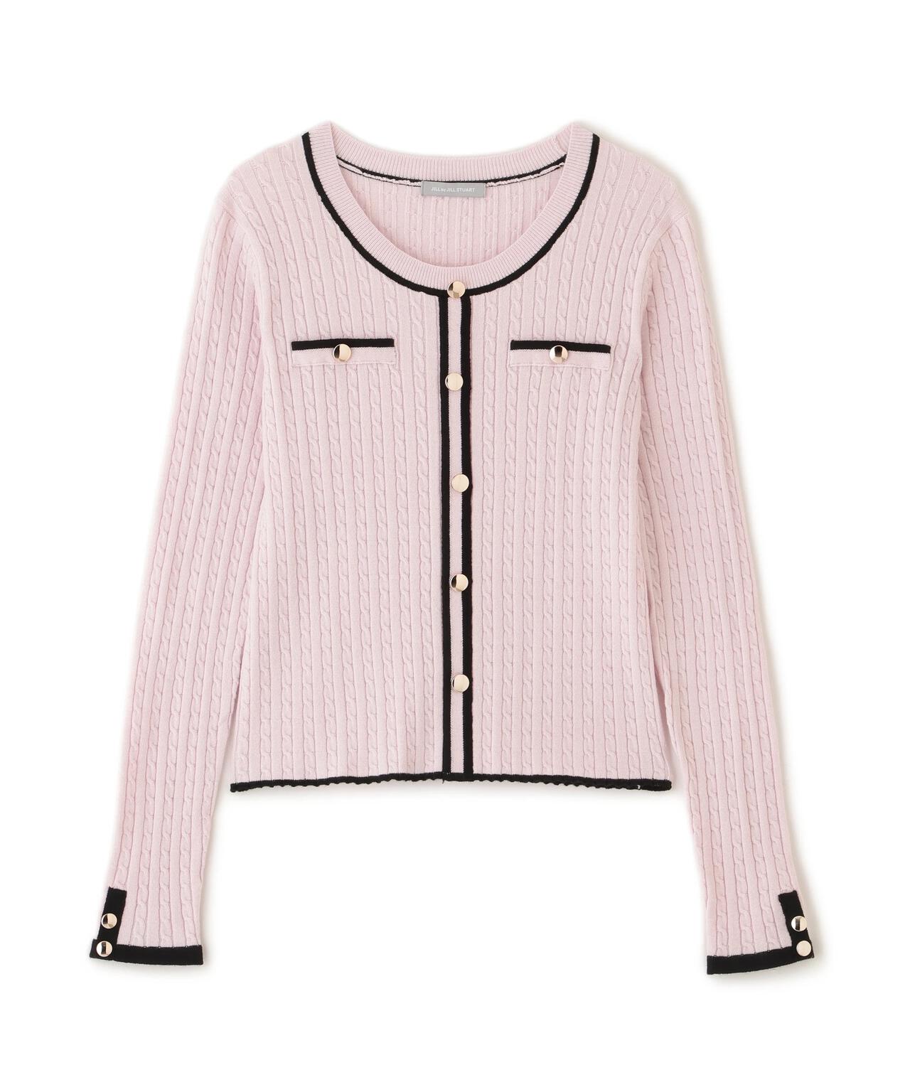 バイカラーケーブルニット | JILL by JILL STUART（ジル バイ ジル