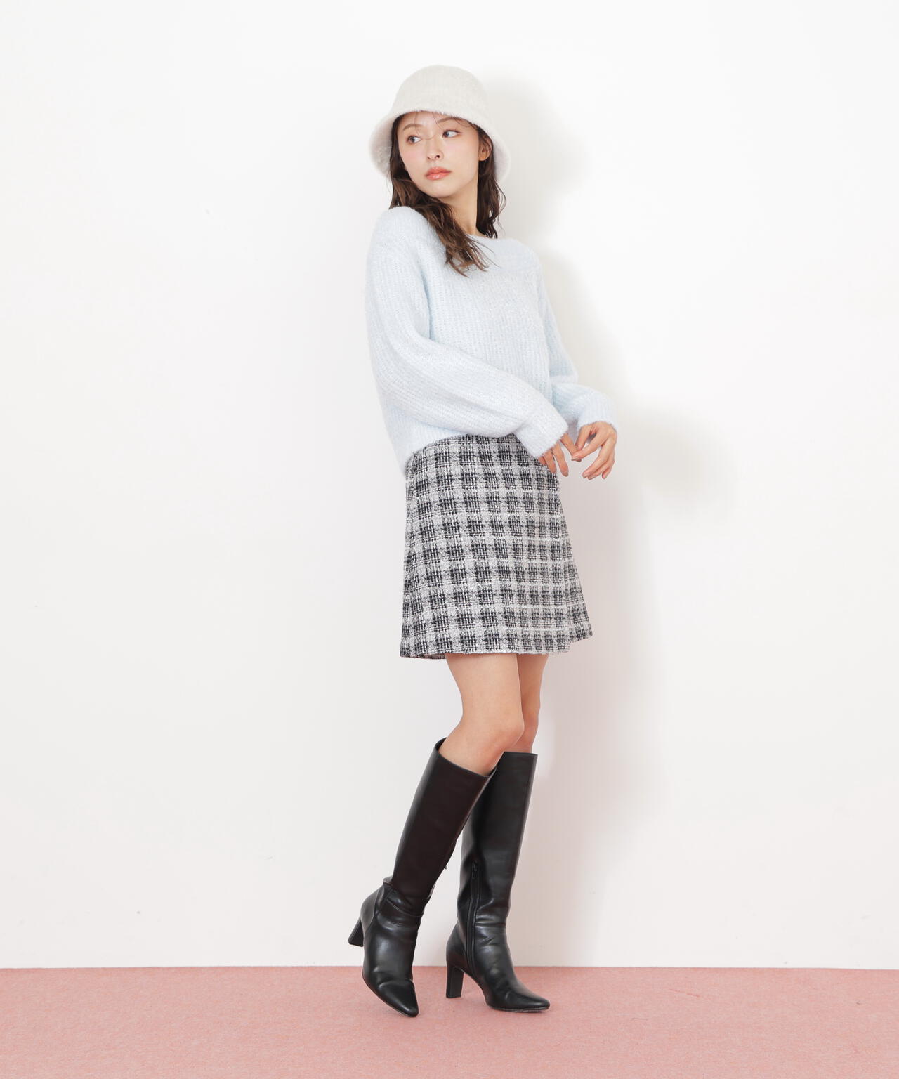 フィルムラメオフショルニット | JILL by JILL STUART（ジル バイ ジル