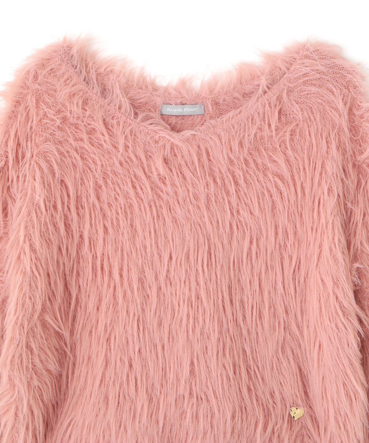 起毛ロングシャギーニット