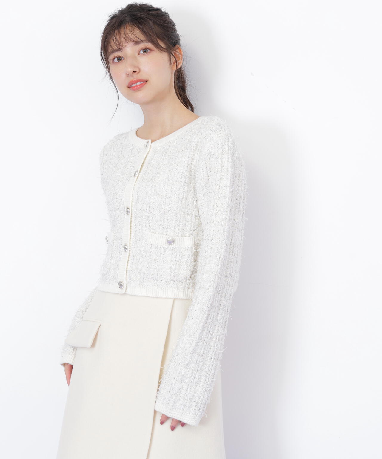 ラメツイードニットカーディガン | JILL by JILL STUART（ジル バイ