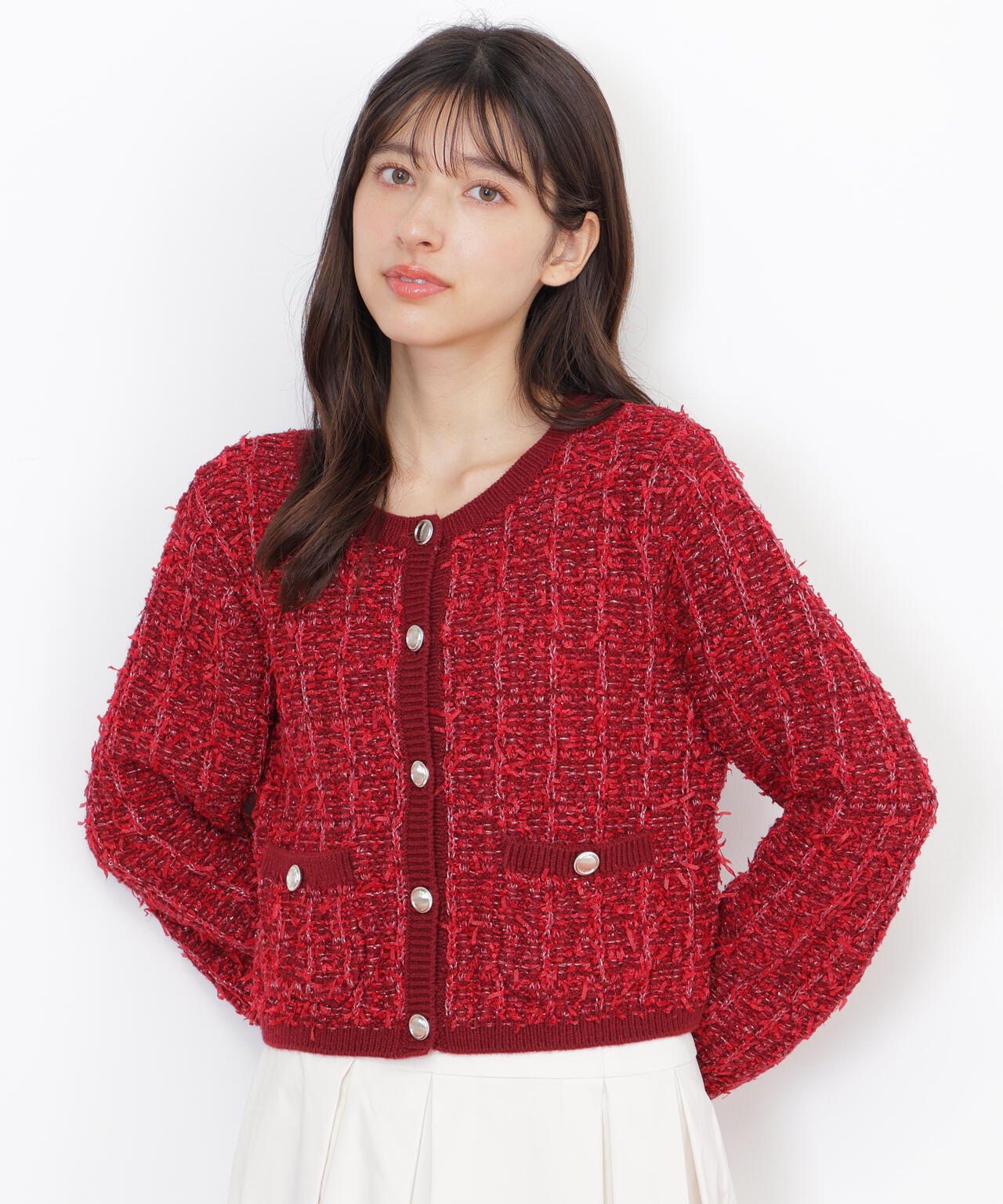 ラメツイードニットカーディガン | JILL by JILL STUART（ジル バイ