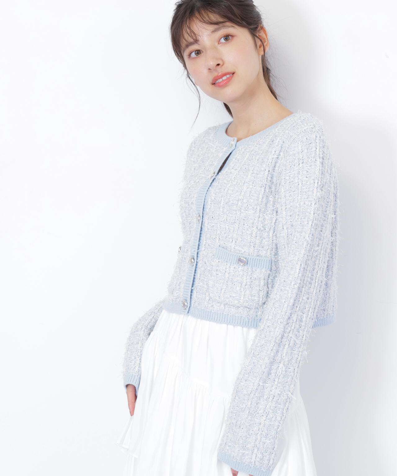 ラメツイードニットカーディガン | JILL by JILL STUART（ジル バイ