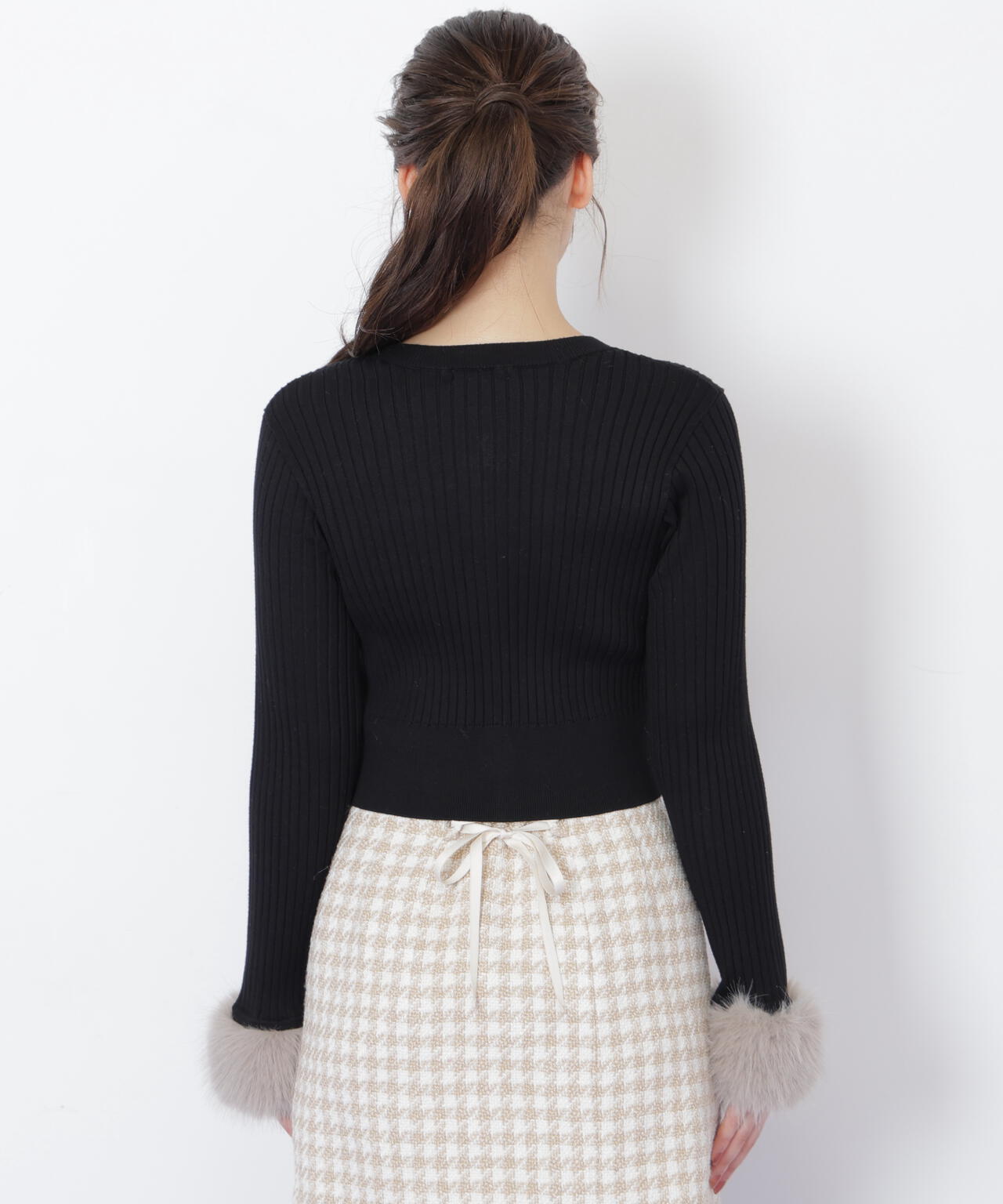 袖フェイクファーカーデトップス | JILL by JILL STUART（ジル バイ