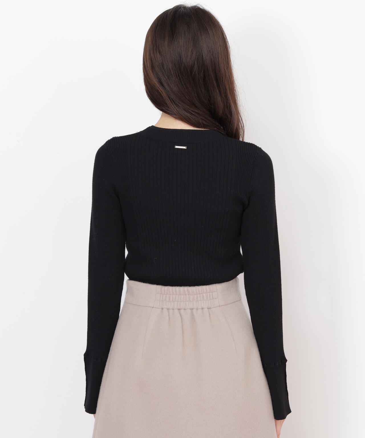 袖ボタンリブニット | JILL by JILL STUART（ジル バイ ジル