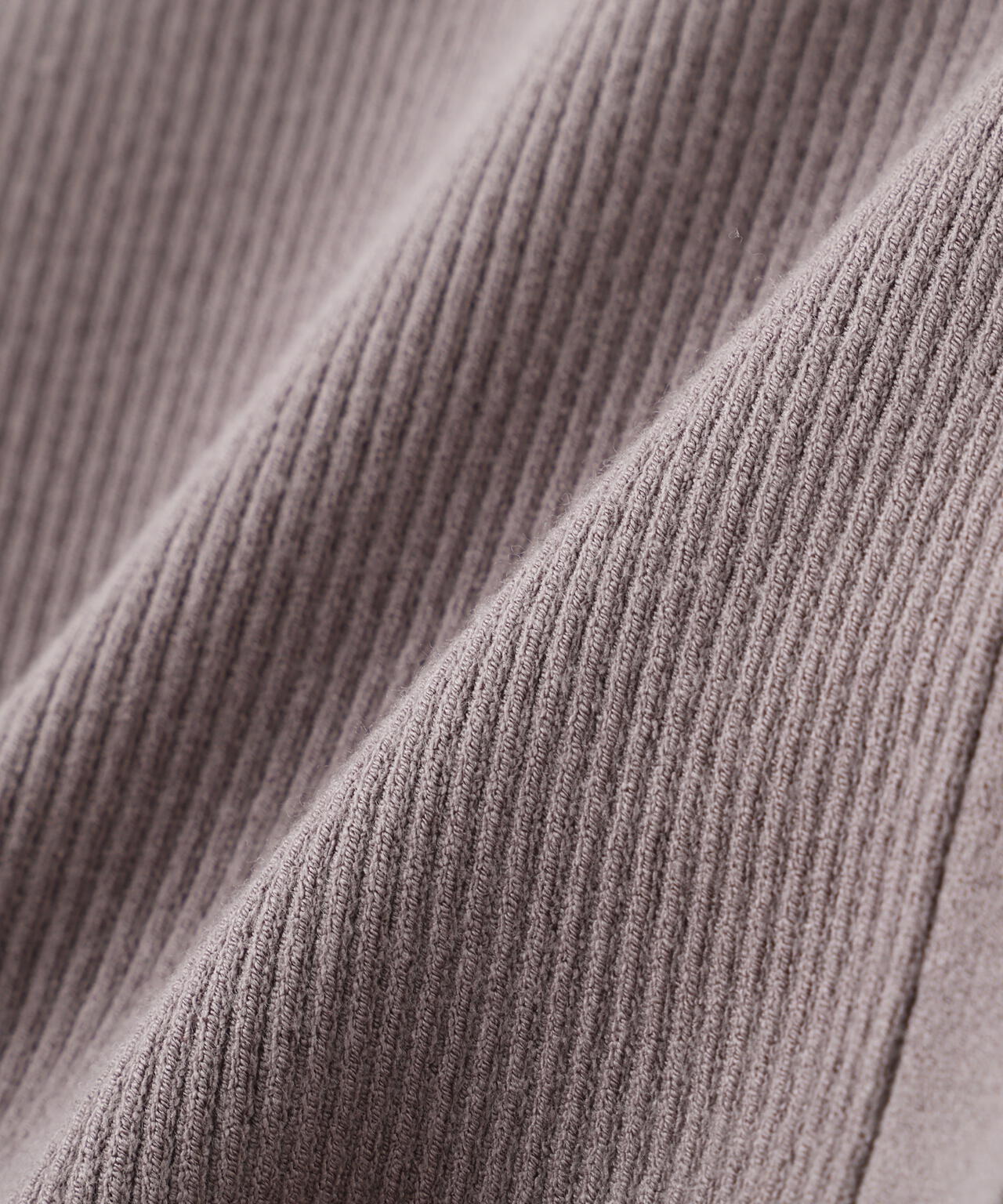 レース衿レイヤードニット