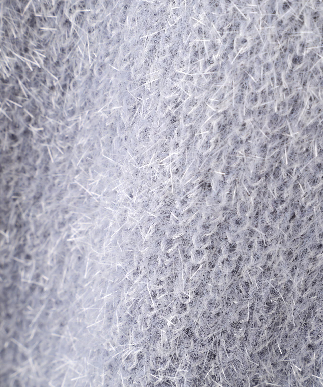 サイドリボンフィルムフェザーニット