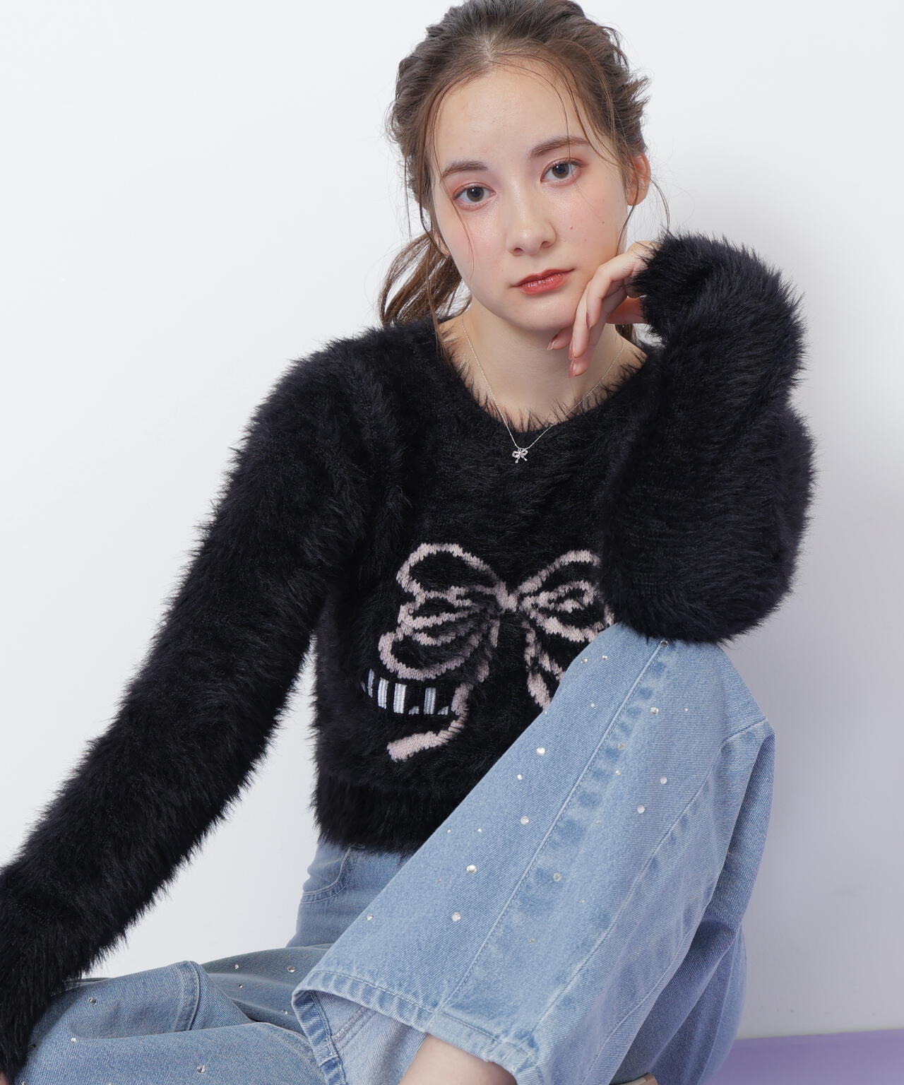 【新品】FIDES GOLF ジャガード ニット 新品】FIDES GOLF ジャガード ニット