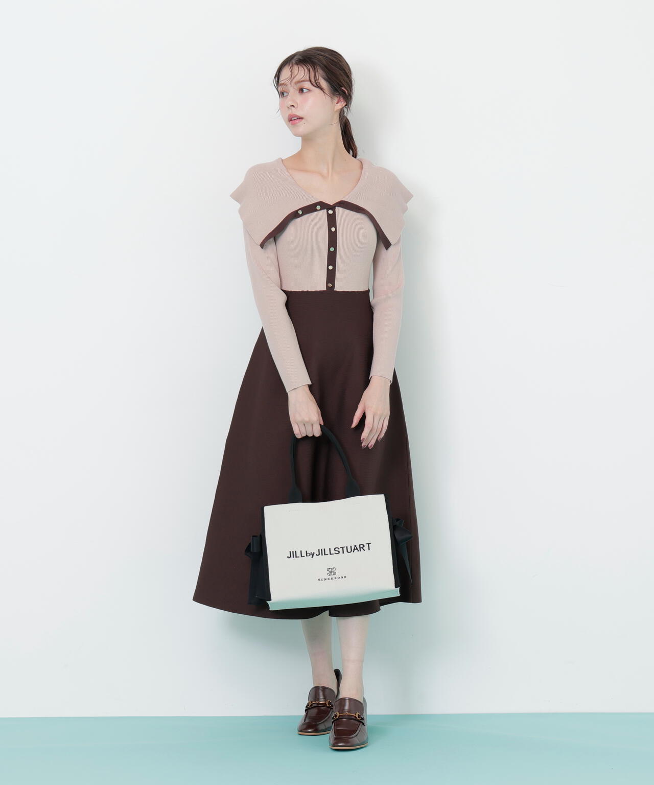 サイドリボンニットトートバッグ | JILL by JILL STUART（ジル バイ