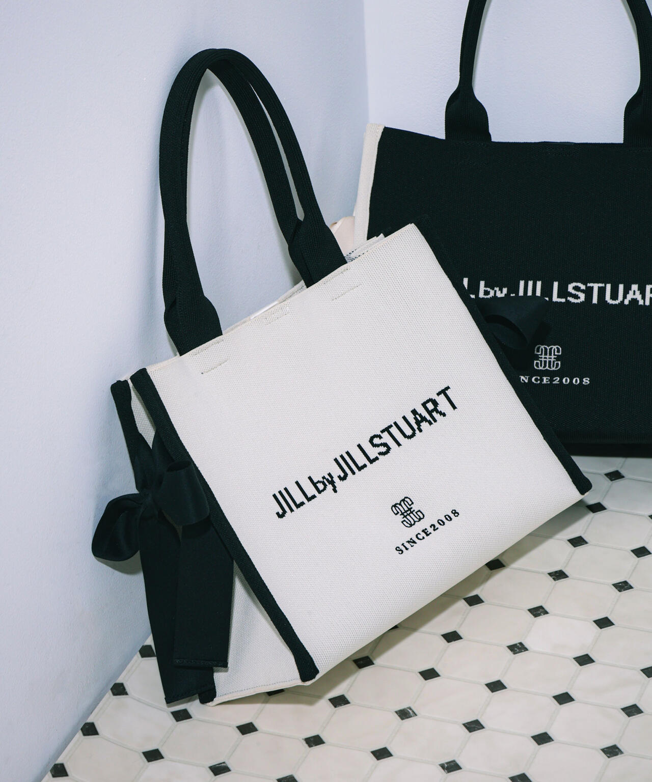 サイドリボンニットトートバッグ | JILL by JILL STUART（ジル バイ