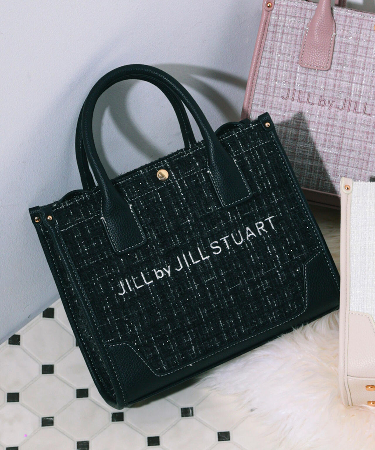 WEB限定カラーあり＞ツイードショルダートート | JILL by JILL STUART
