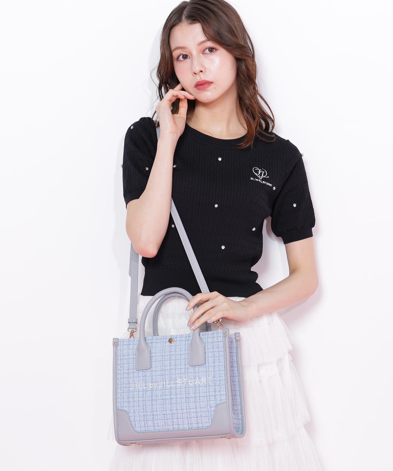WEB限定カラーあり＞ツイードショルダートート | JILL by JILL STUART