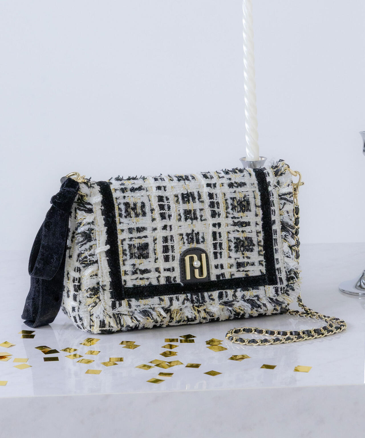 ツイードフラップバッグ | JILL by JILL STUART(ジル バイ ジル ツイードフラップバッグ | JILL by JILL STUART(ジル バイ ジル