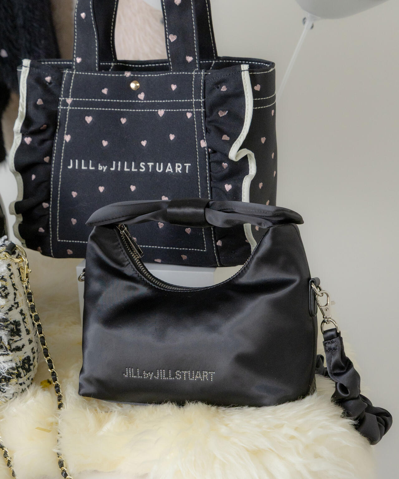 リボンハンドルサテンバッグ | JILL by JILL STUART（ジル バイ ジル