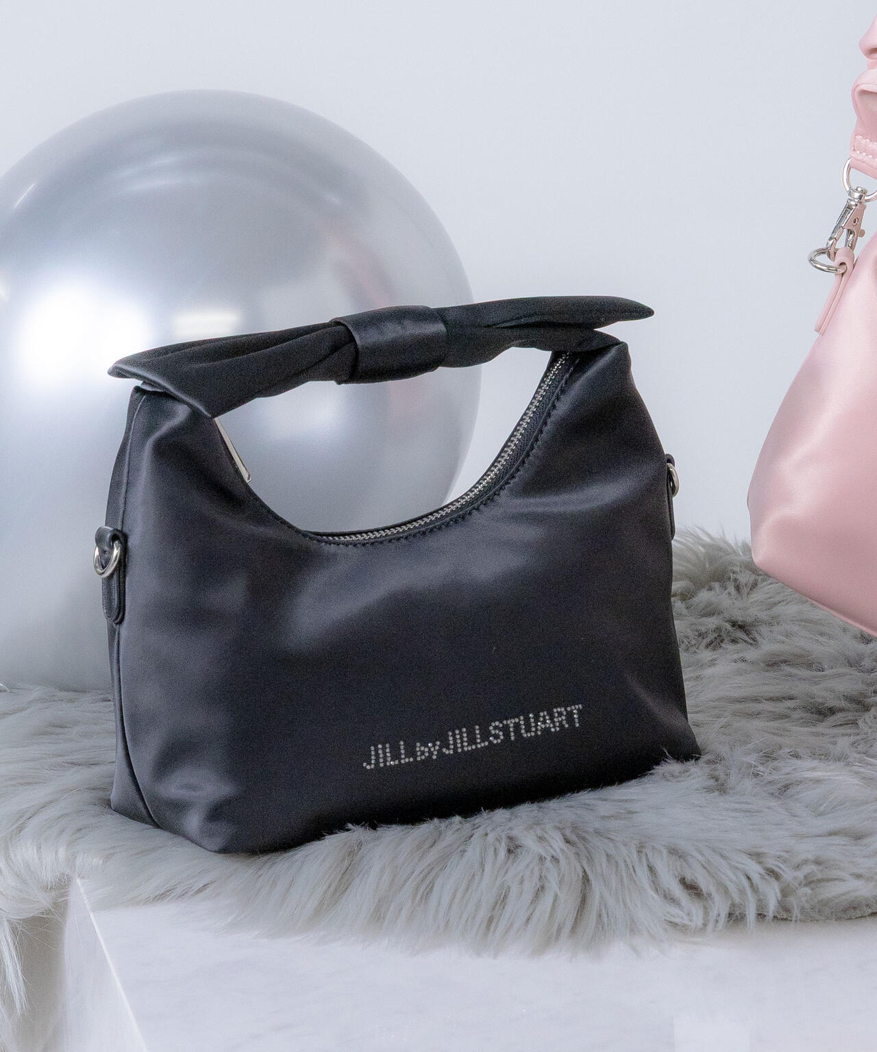 ジル バイ ジル スチュアート（JILL by JILL STUART）/リボンハンドルサテンバッグ リボンハンドルサテンバッグ | JILL by JILL STUART（ジル バイ ジル