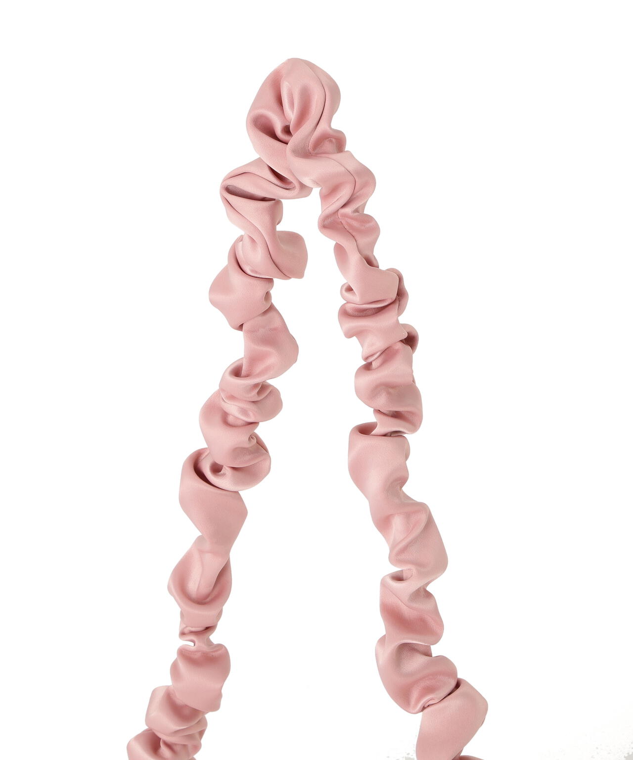 リボンハンドルサテンバッグ