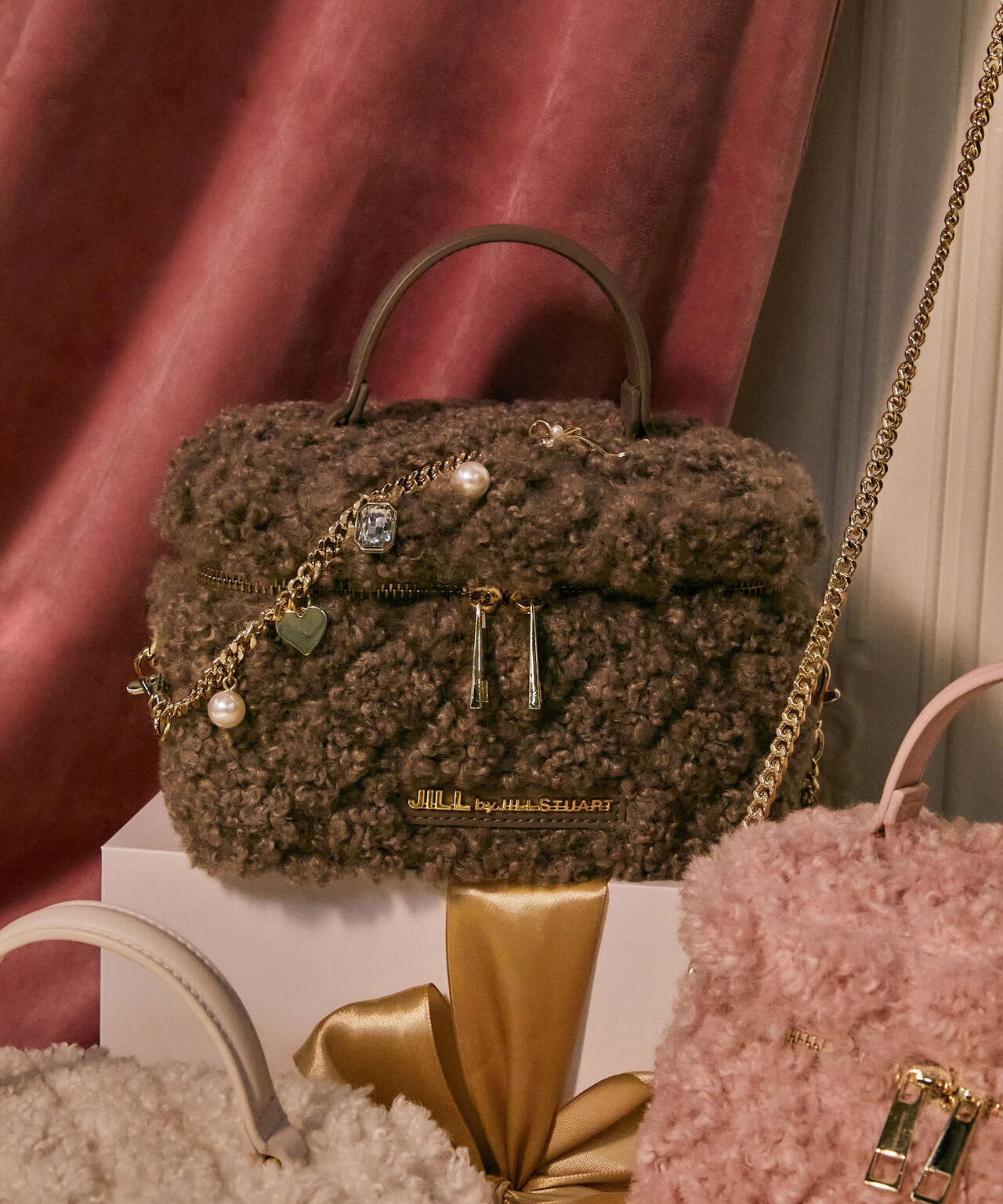 ボアバニティバッグ | JILL by JILL STUART（ジル バイ ジル