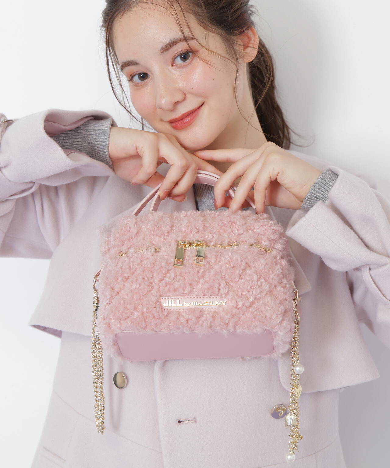 ボアバニティバッグ | JILL by JILL STUART（ジル バイ ジル