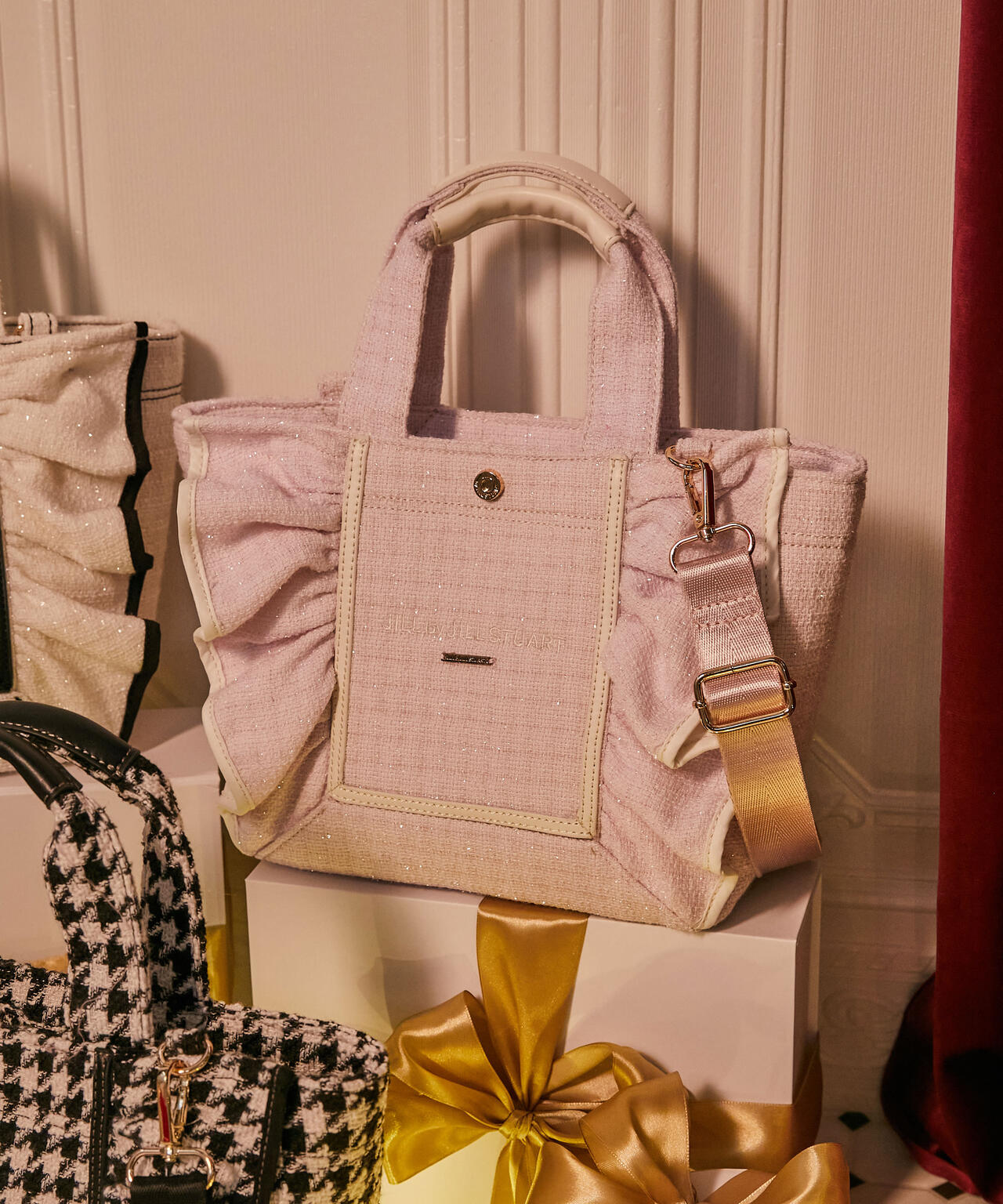 リミテッドファブリック＞フレームフリルトートバッグ | JILL by JILL