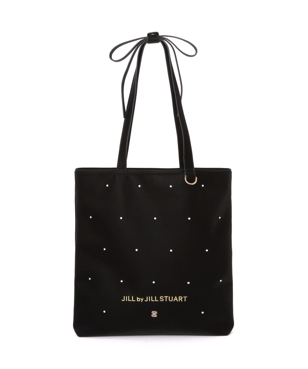 ビジューリボントートバッグ